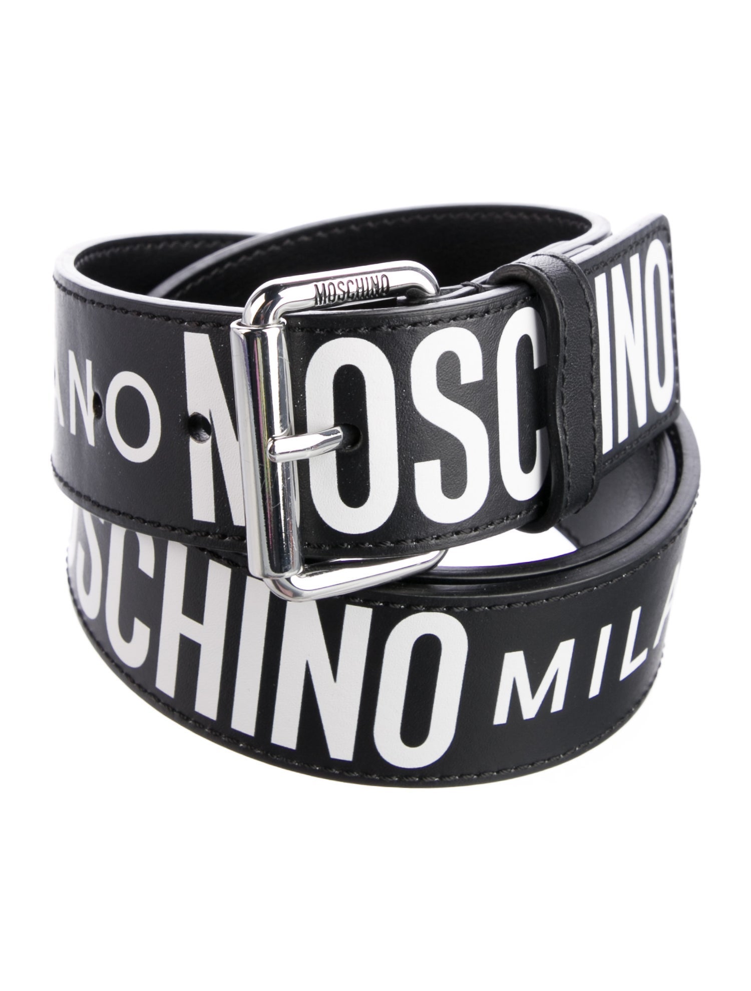 Moschino Leather Waist Belt