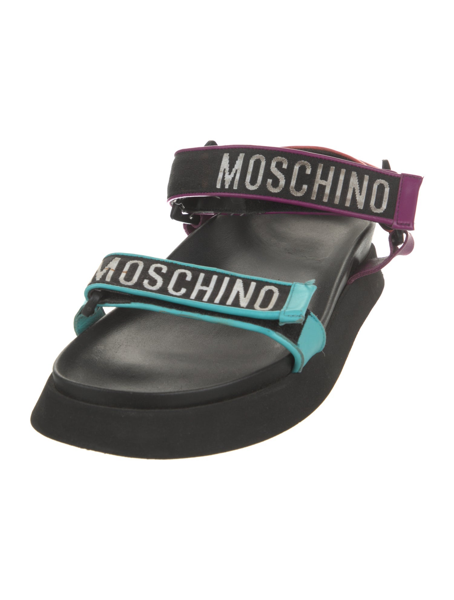 Moschino Rubber Printed Sandals