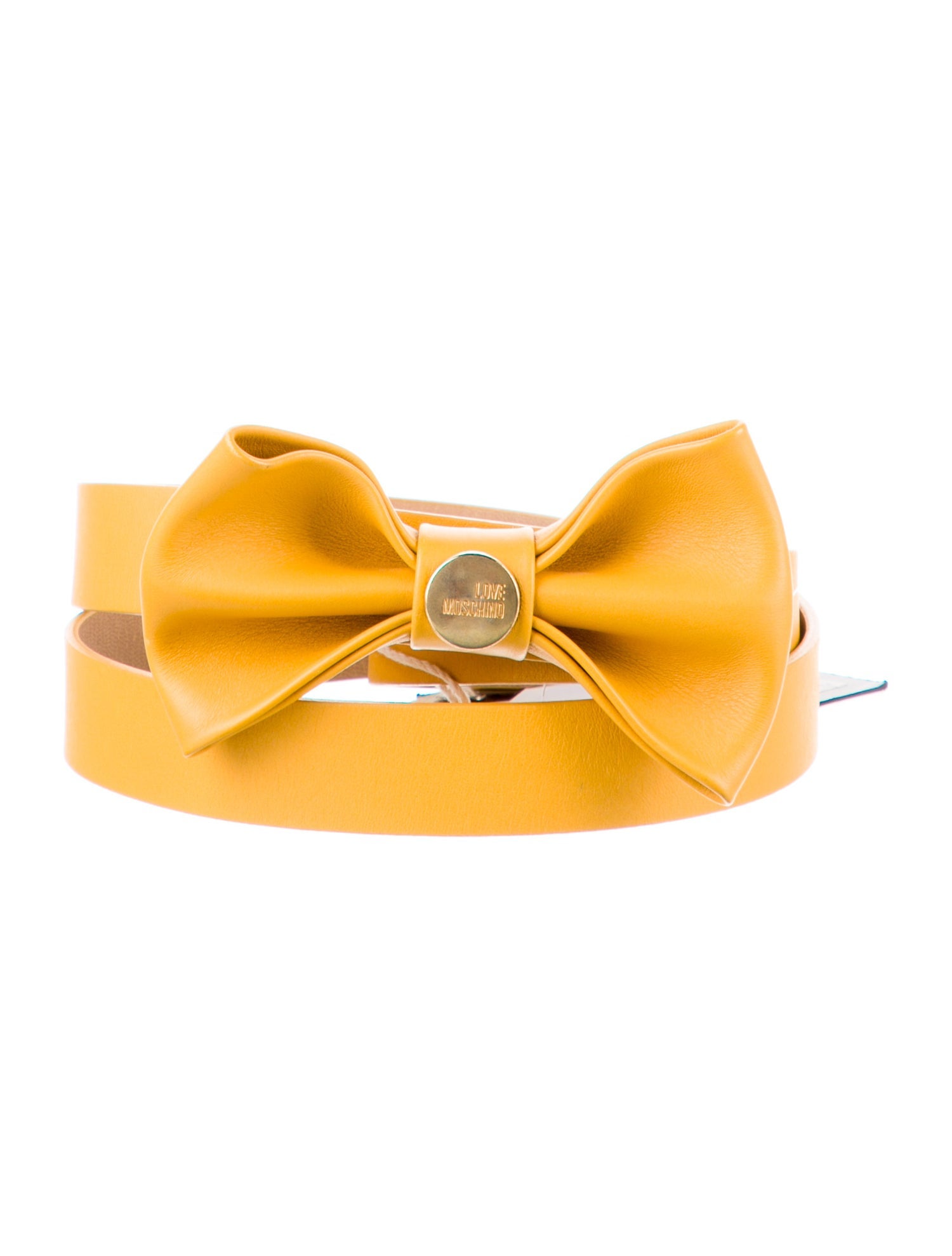 Moschino Skinny Leather Belt w/ Tags