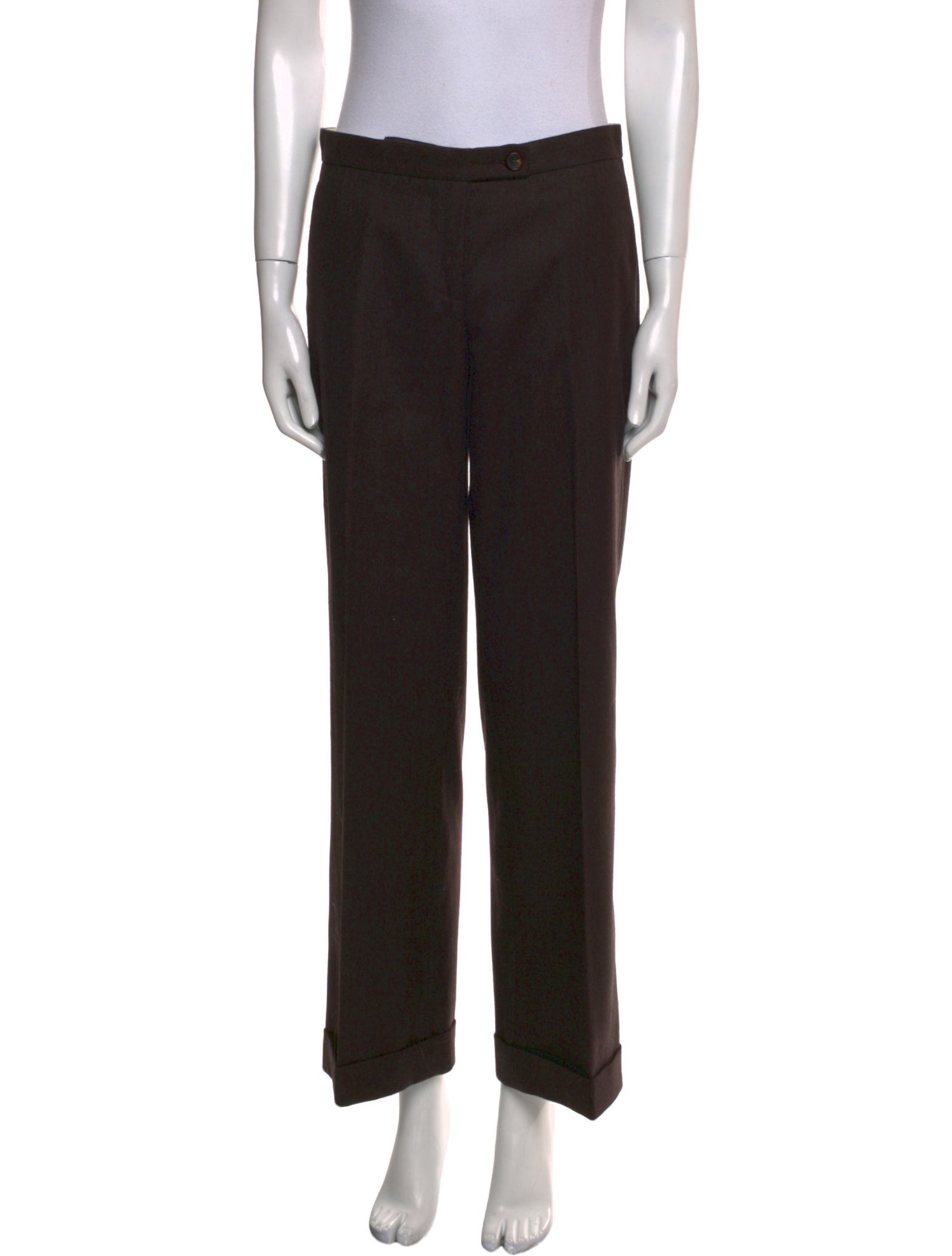 Moschino Virgin Wool Wide Leg Pants