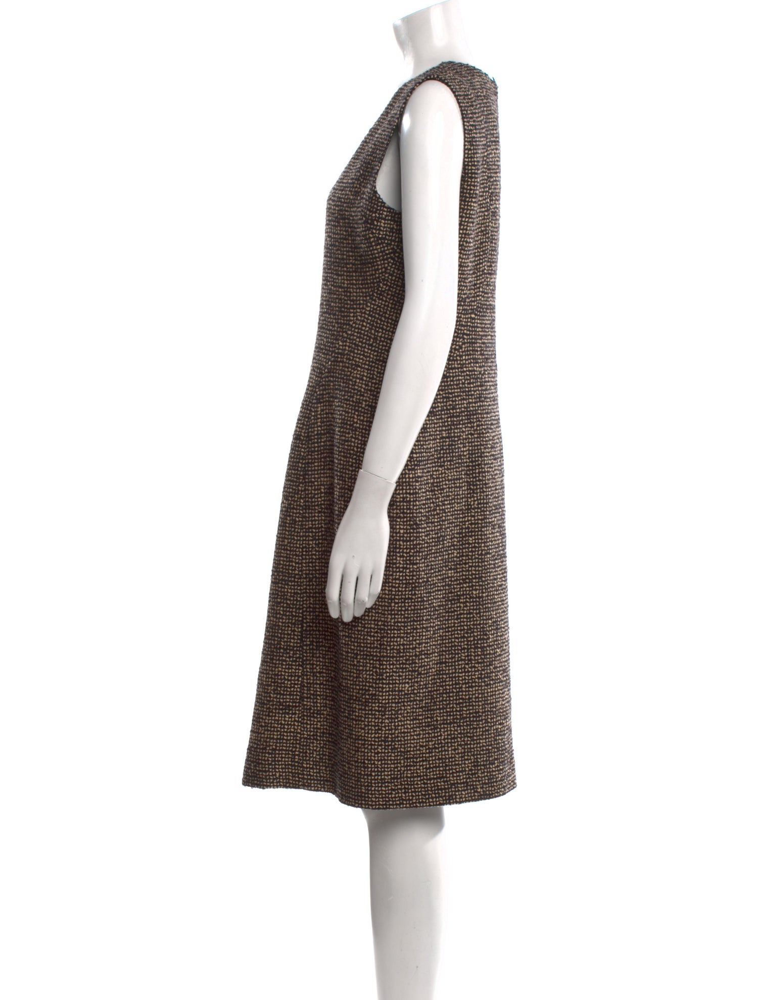 Moschino V-Neck Knee-Length Dress