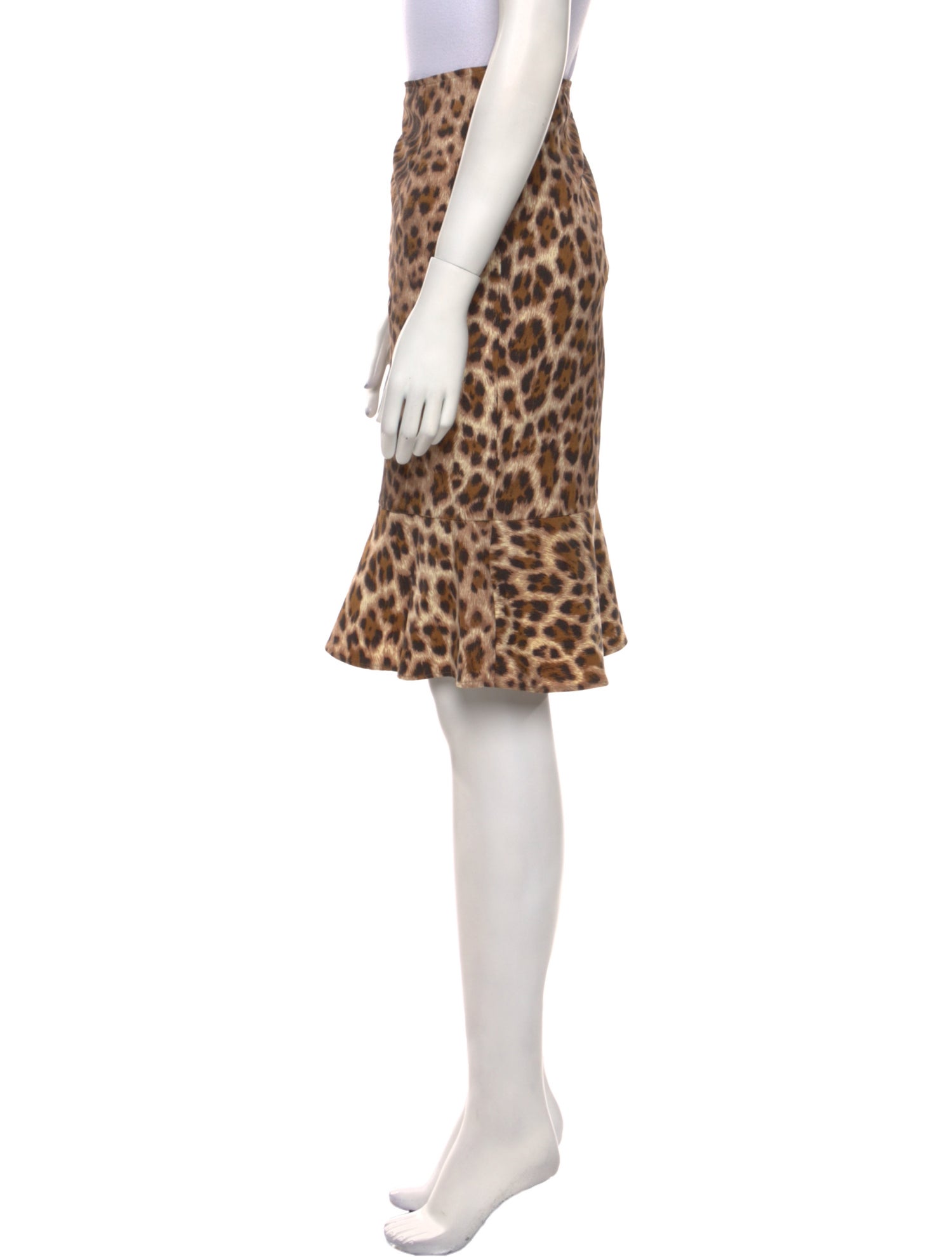 Moschino Animal Print Knee-Length Skirt