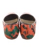 Moschino Leather Printed Ballet Flats