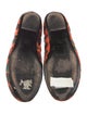 Moschino Leather Printed Ballet Flats