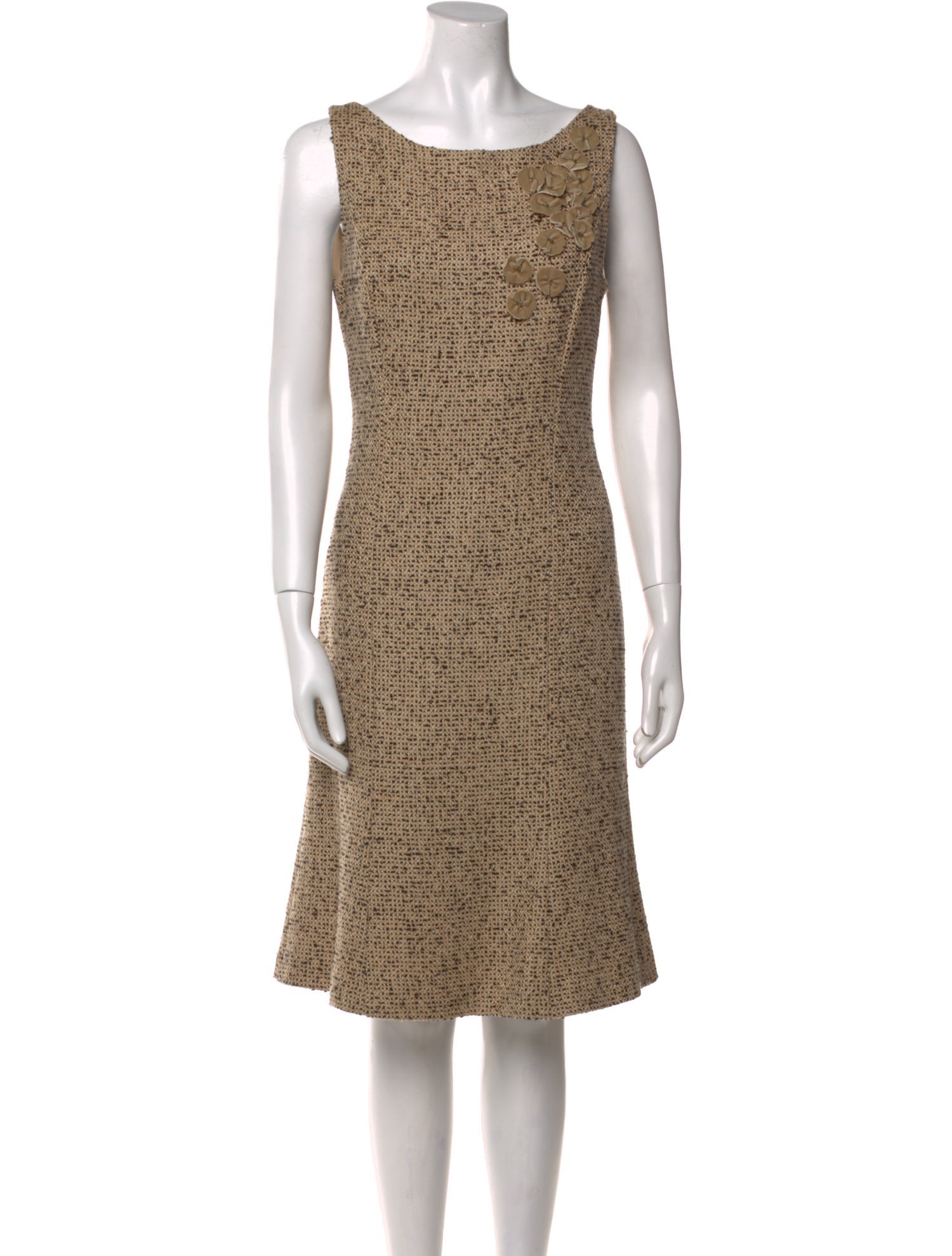 Moschino Tweed Knee-Length Dress