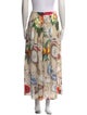 Moschino Floral Print Midi Length Skirt