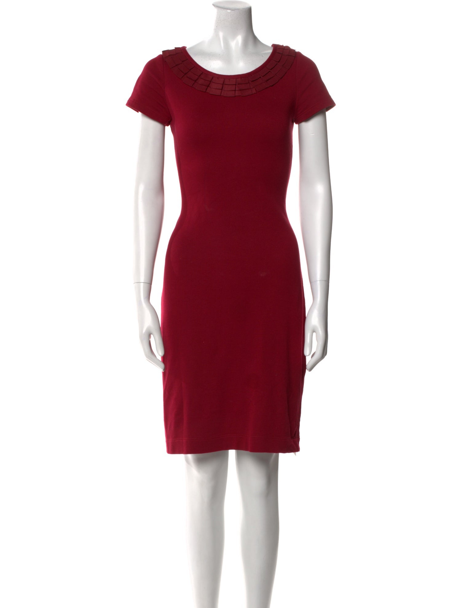 Moschino Scoop Neck Knee-Length Dress