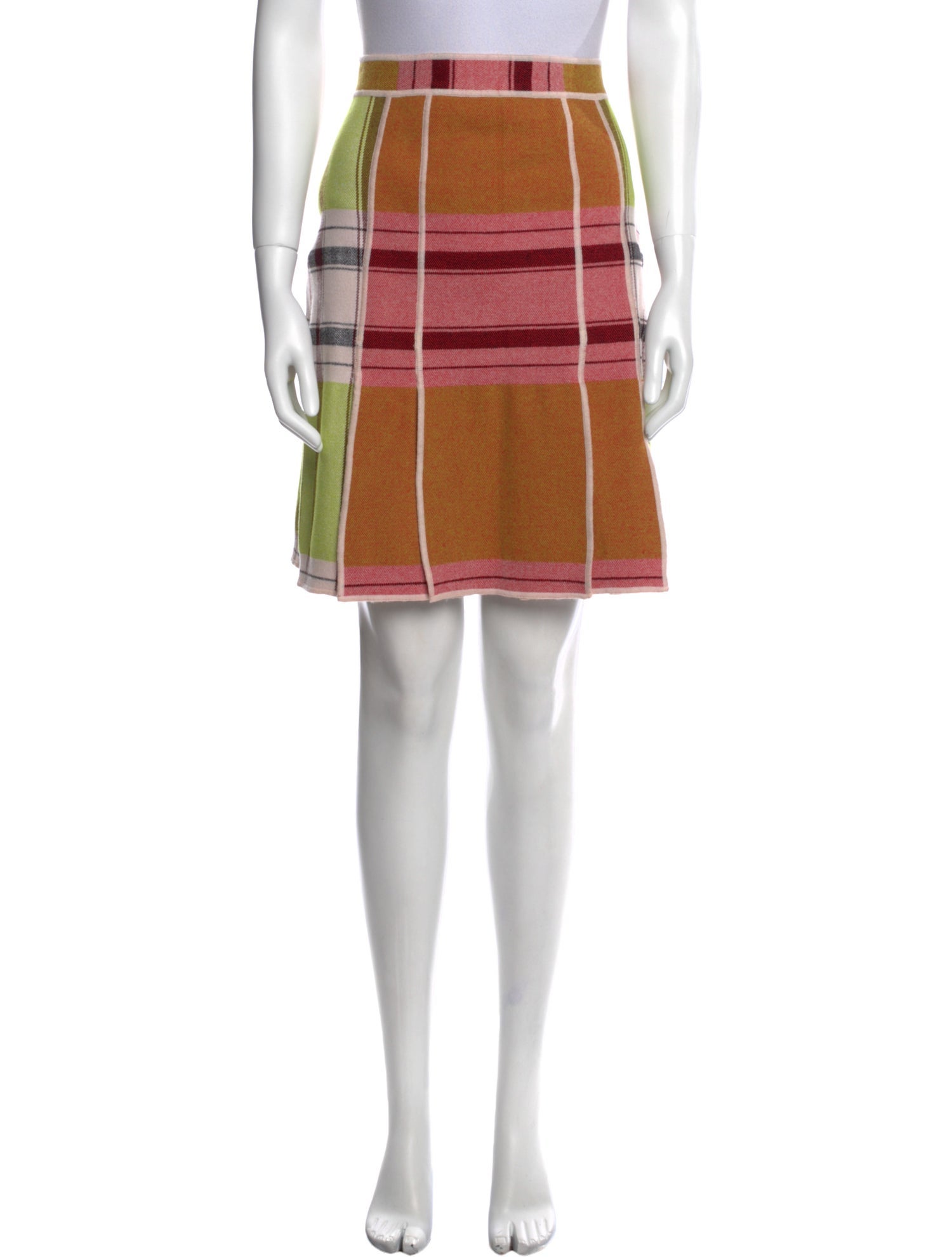 Moschino Cheap and Chic Virgin Wool Knee-Length Skirt