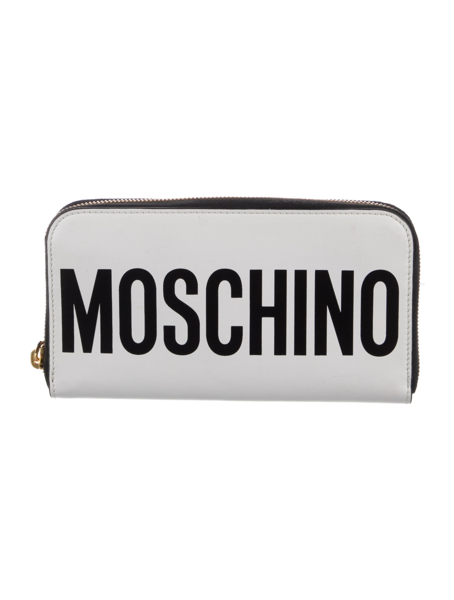 Moschino Leather Printed Bifold Wallet