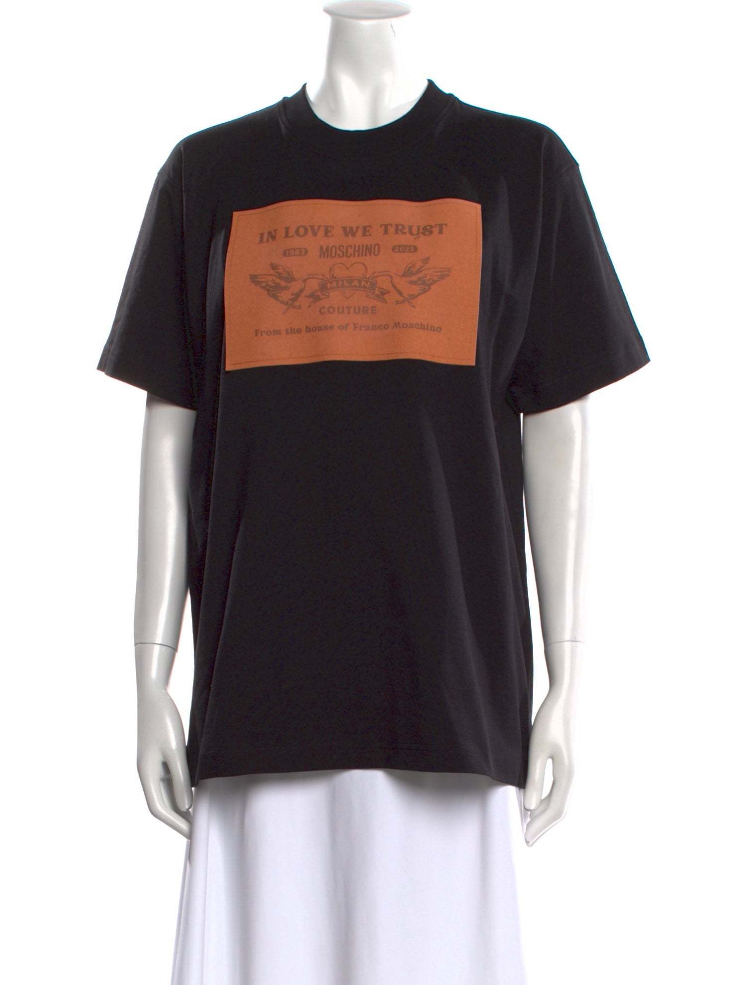 Moschino Graphic Print Crew Neck T-Shirt w/ Tags