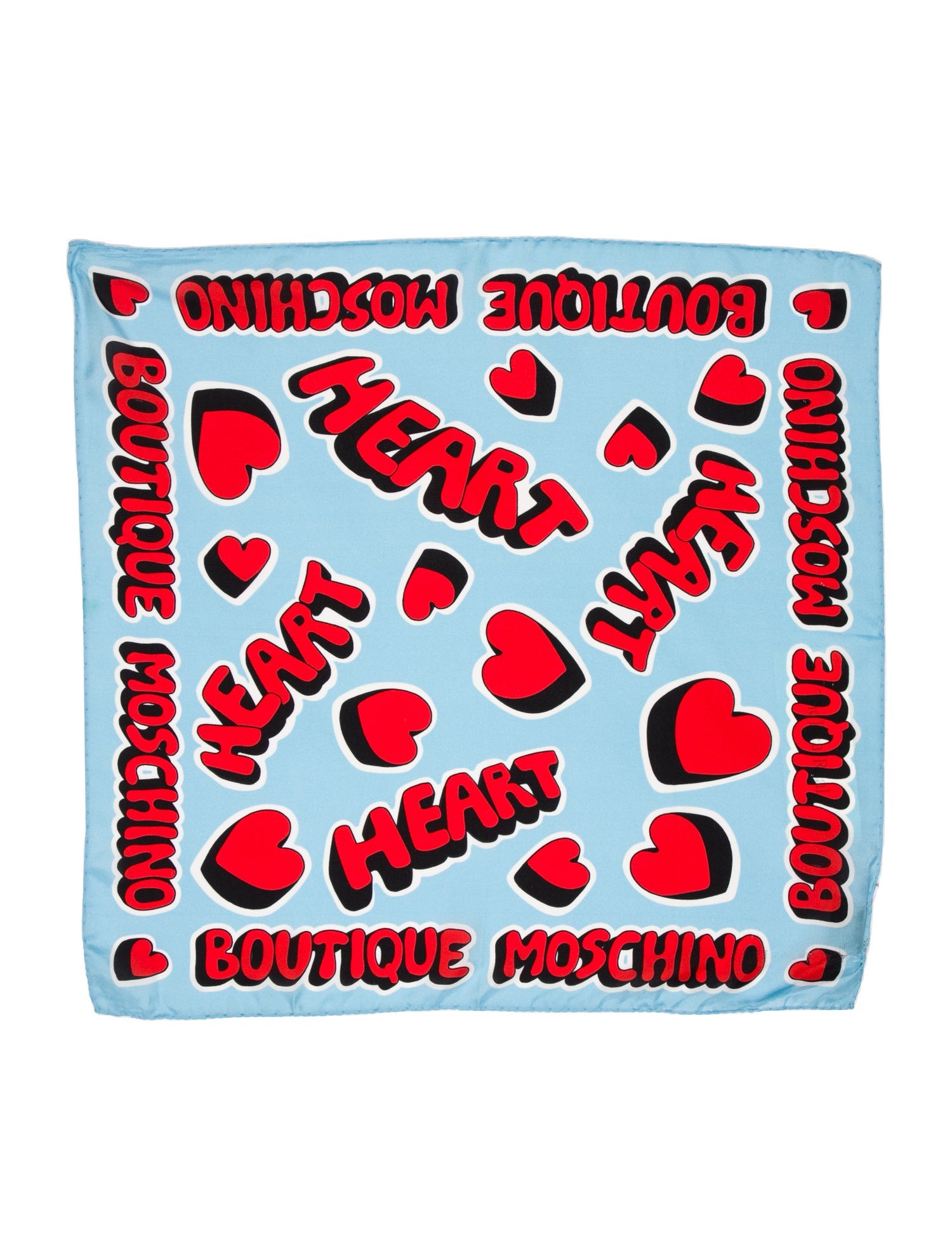 Boutique Moschino Silk Printed Scarf