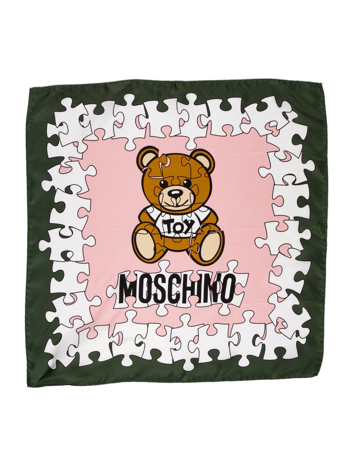 Moschino Silk Printed Scarf
