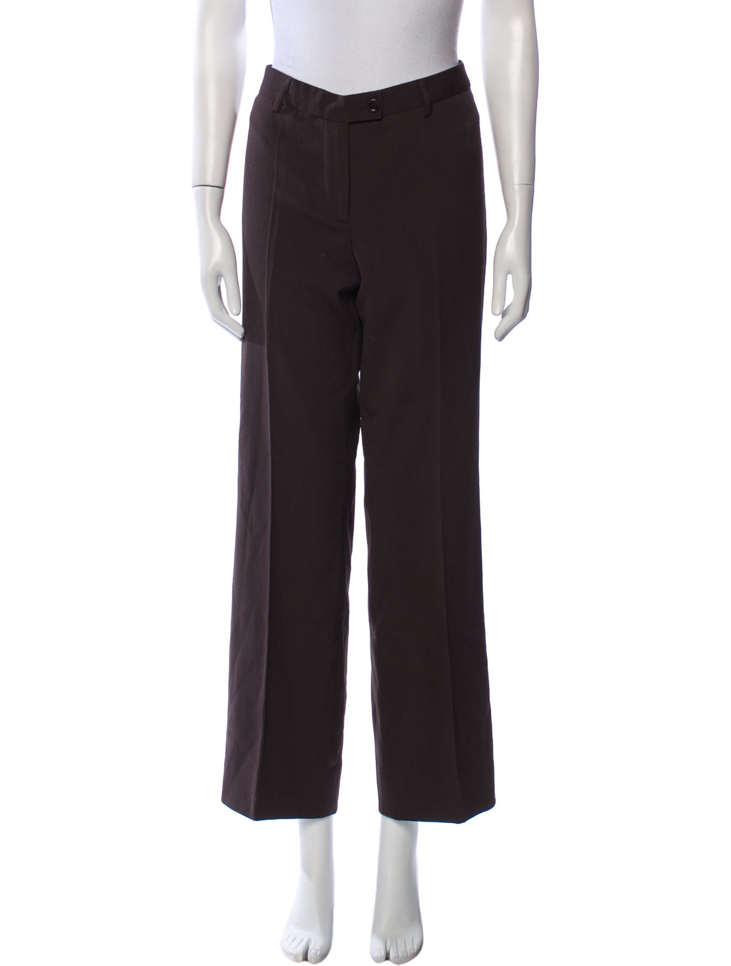 Moschino Virgin Wool Wide Leg Pants