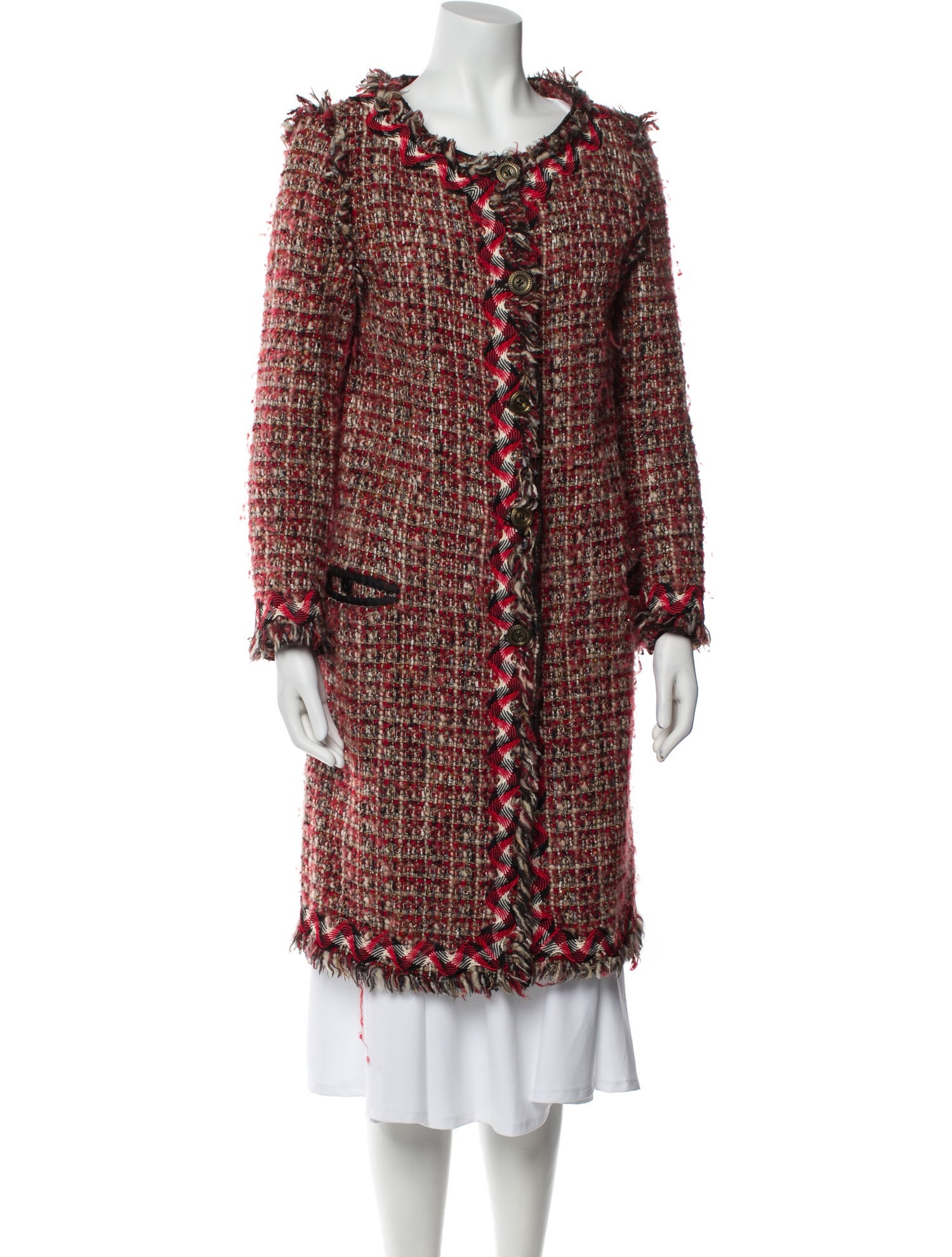 Moschino Cheap and Chic Vintage 2010 Faux Fur Coat