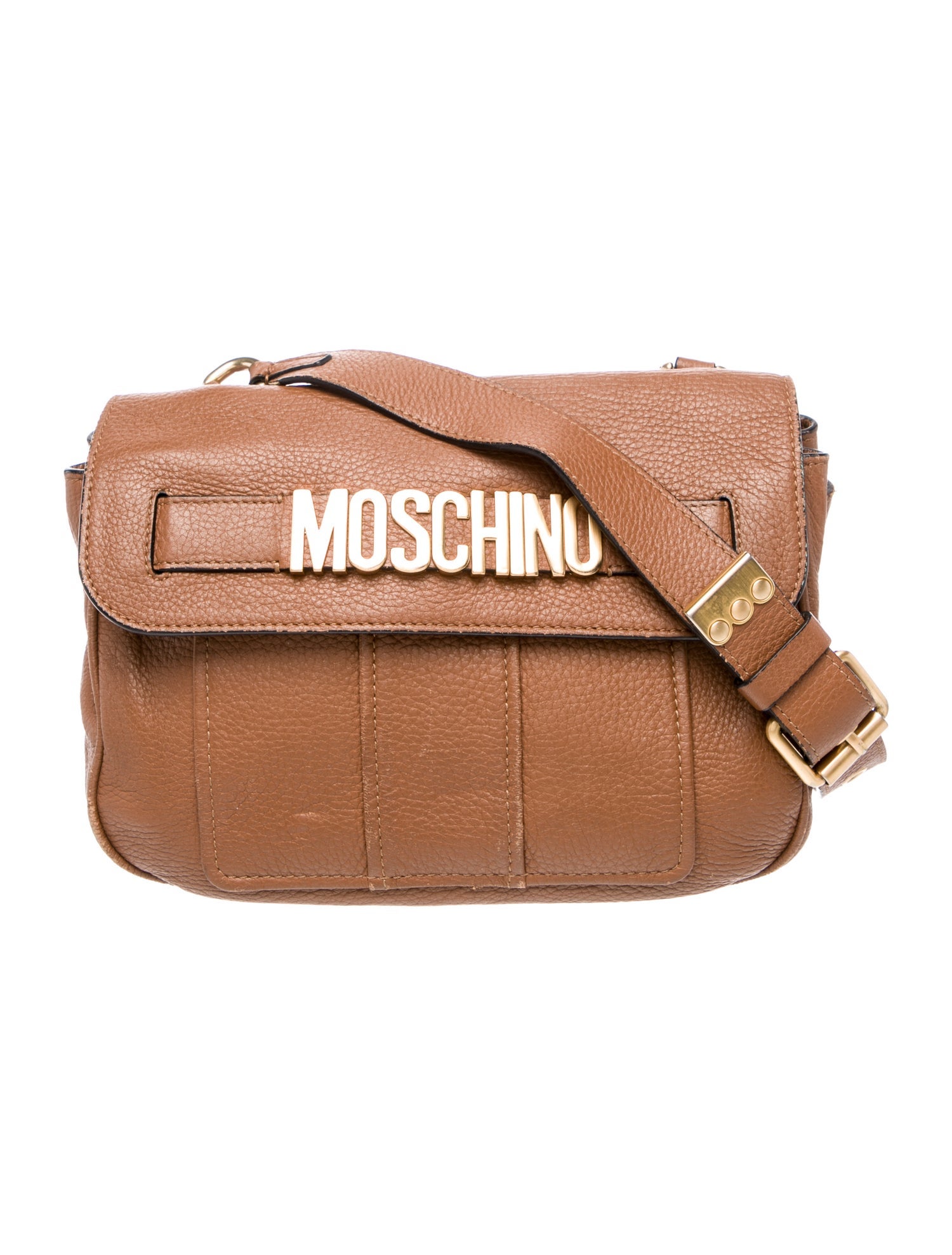Moschino Leather Messenger Bag