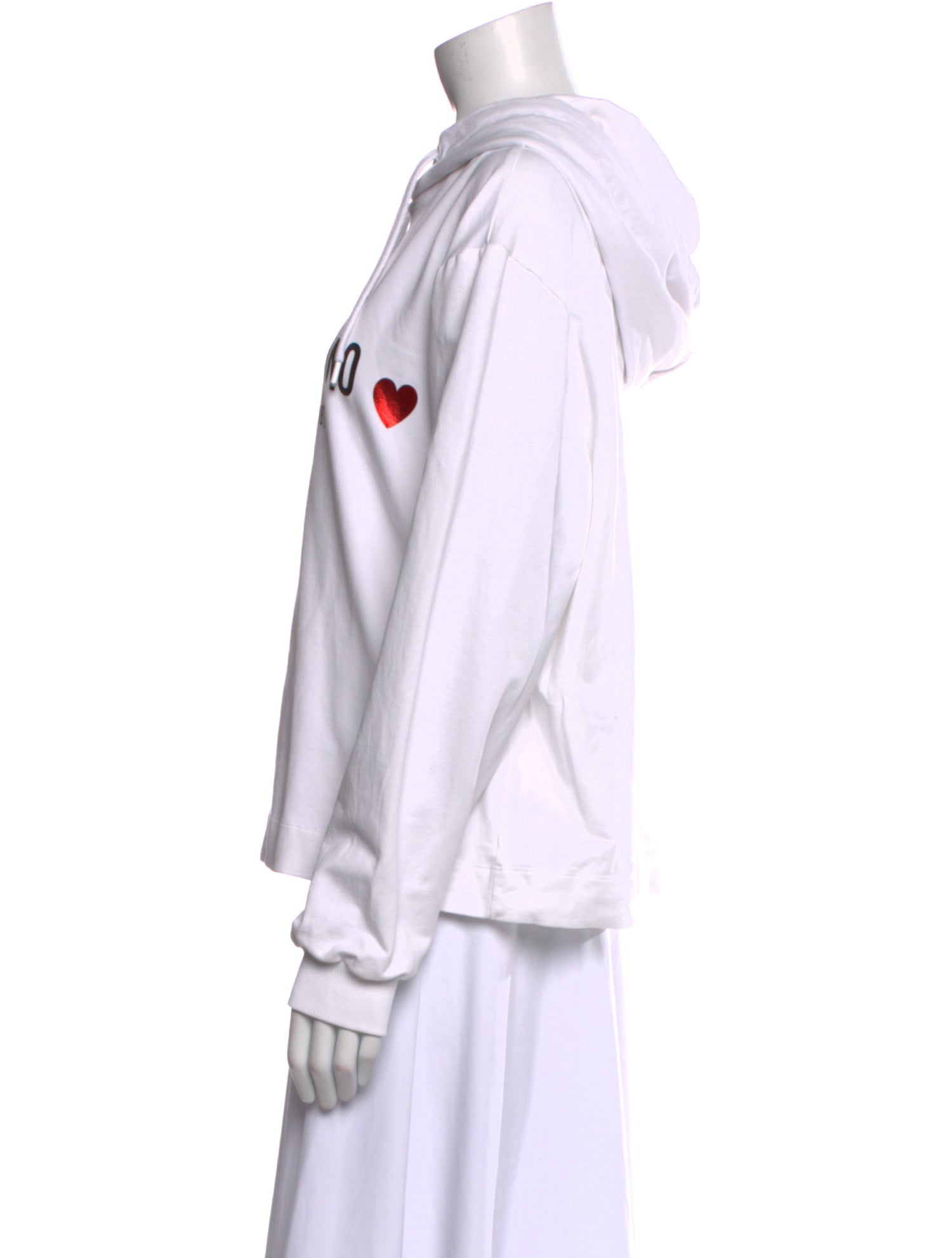 Love Moschino Graphic Print Crew Neck Sweater