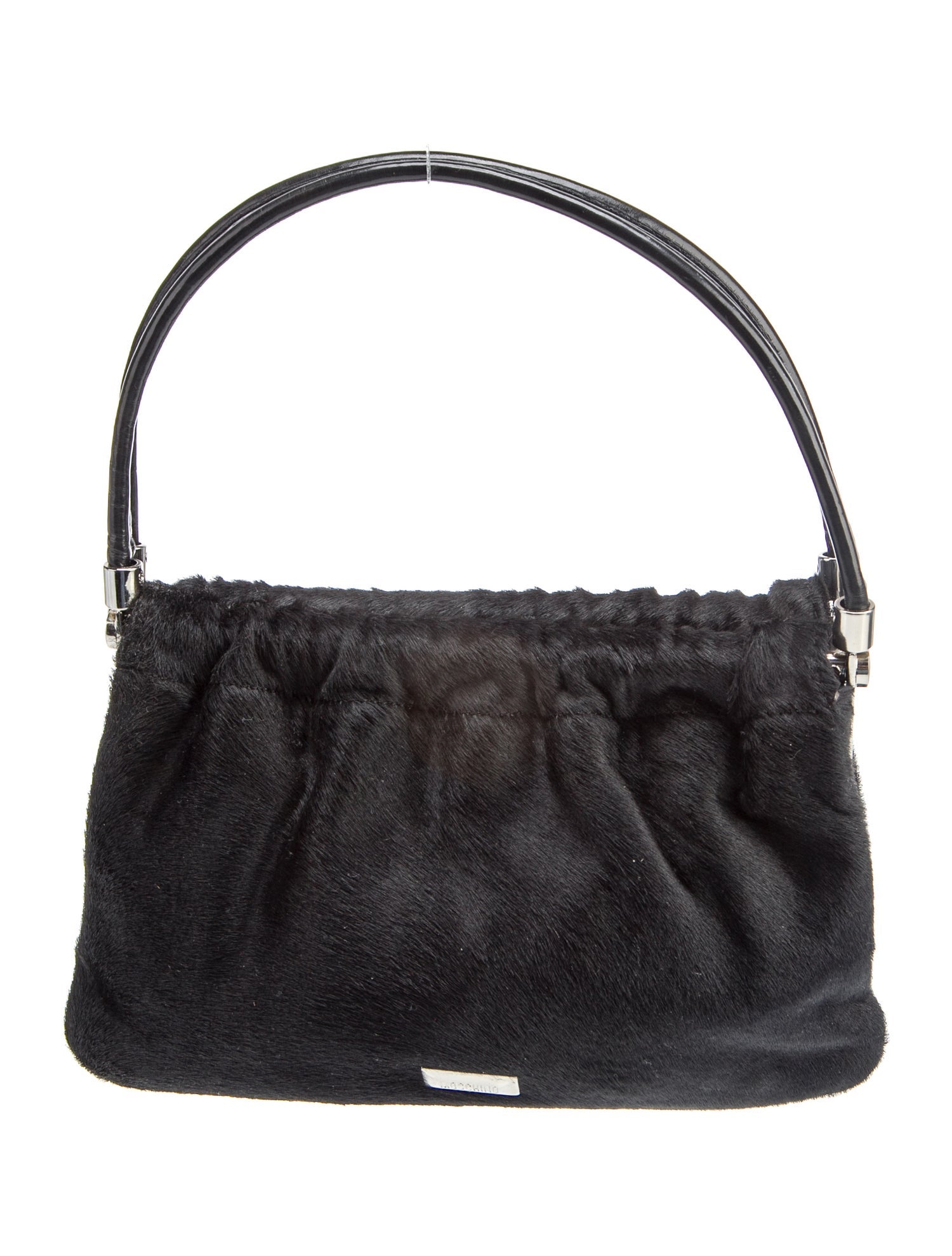 Moschino Calf Hair Top Handle Bag
