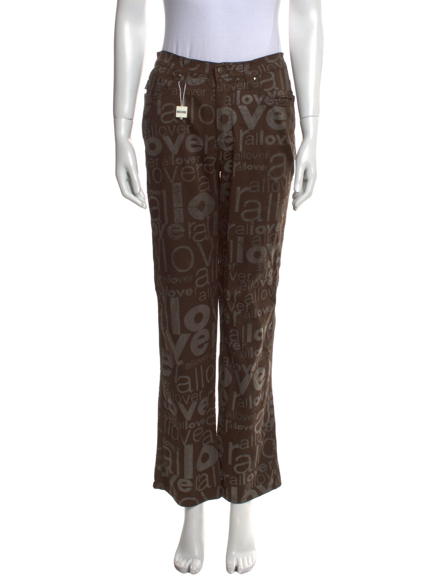 Moschino Jeans Vintage Straight Leg Pants