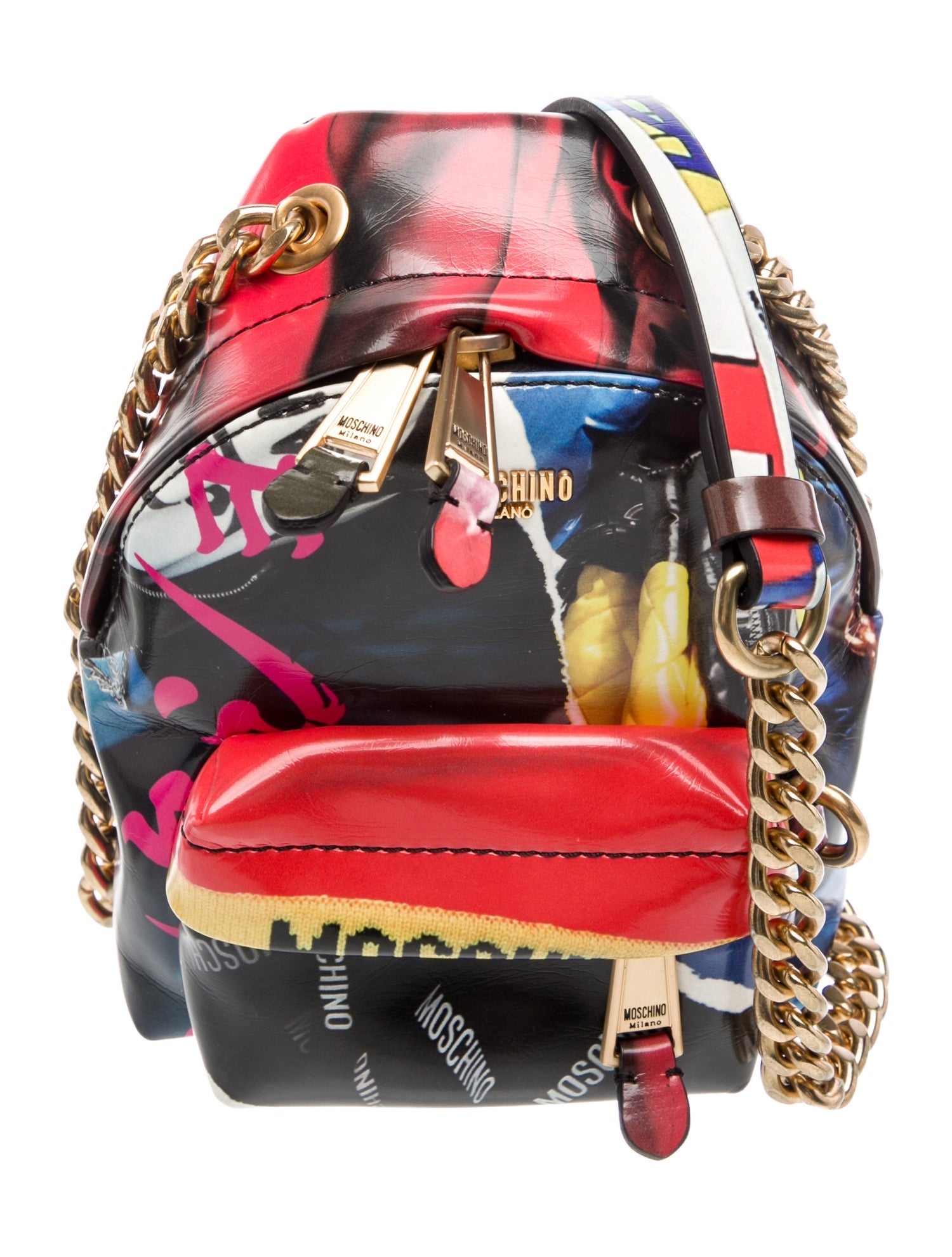Moschino Leather Backpack