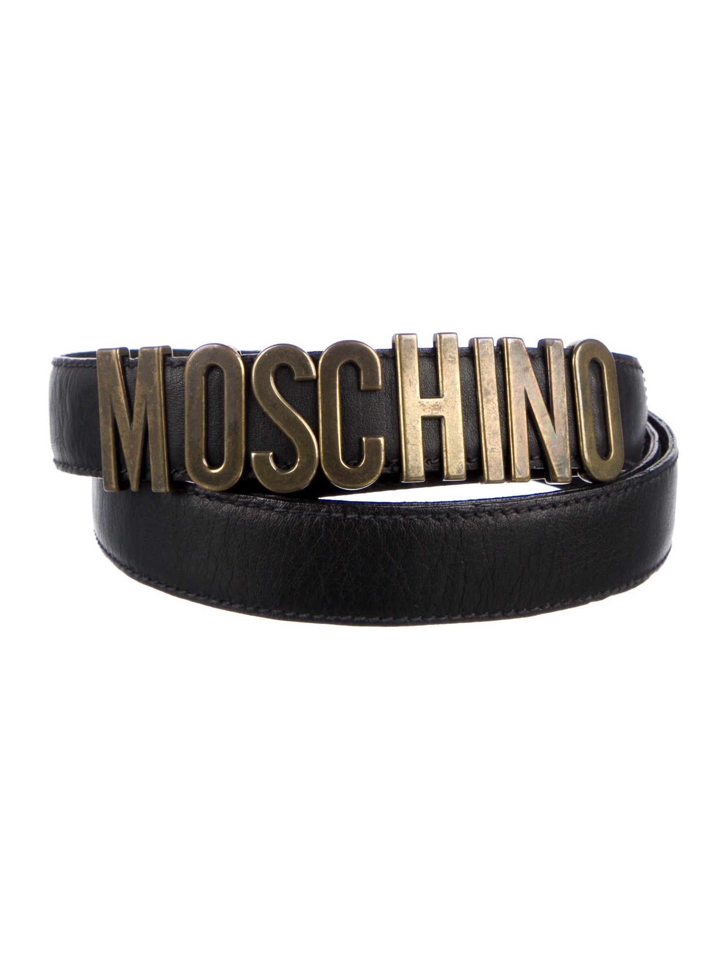 Moschino Leather Belt Kit