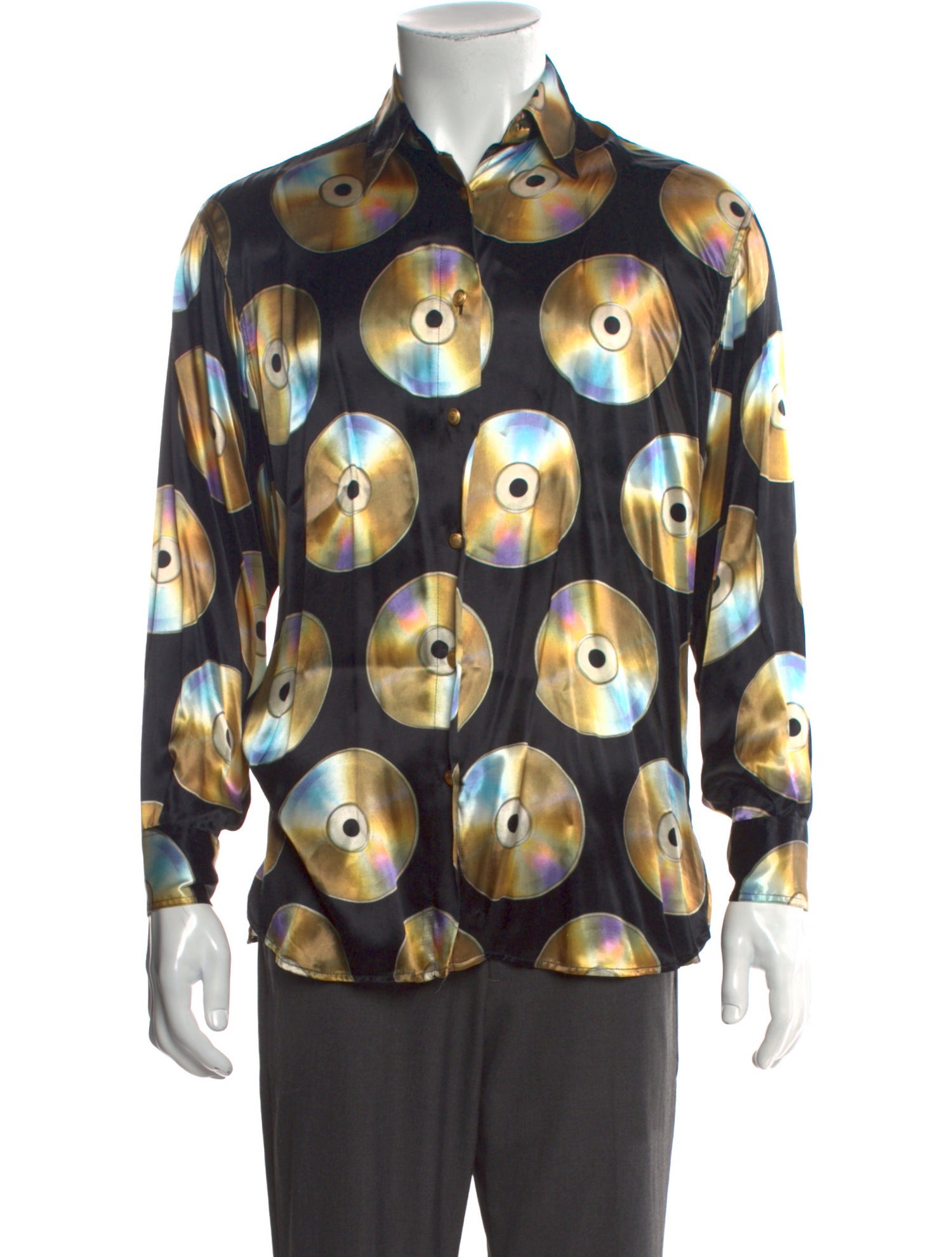 Moschino Printed Long Sleeve Shirt