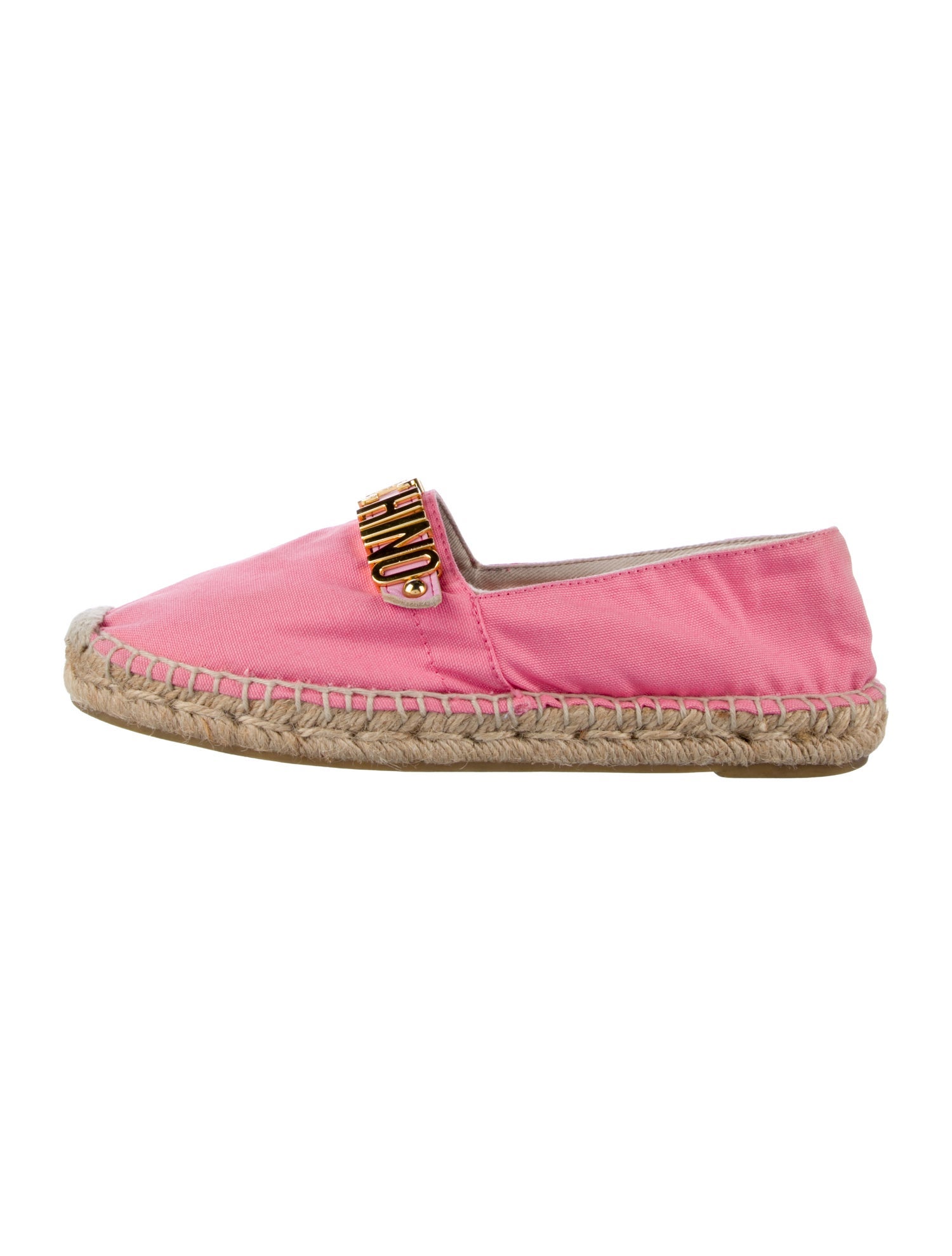 Moschino Canvas Colorblock Pattern Espadrilles