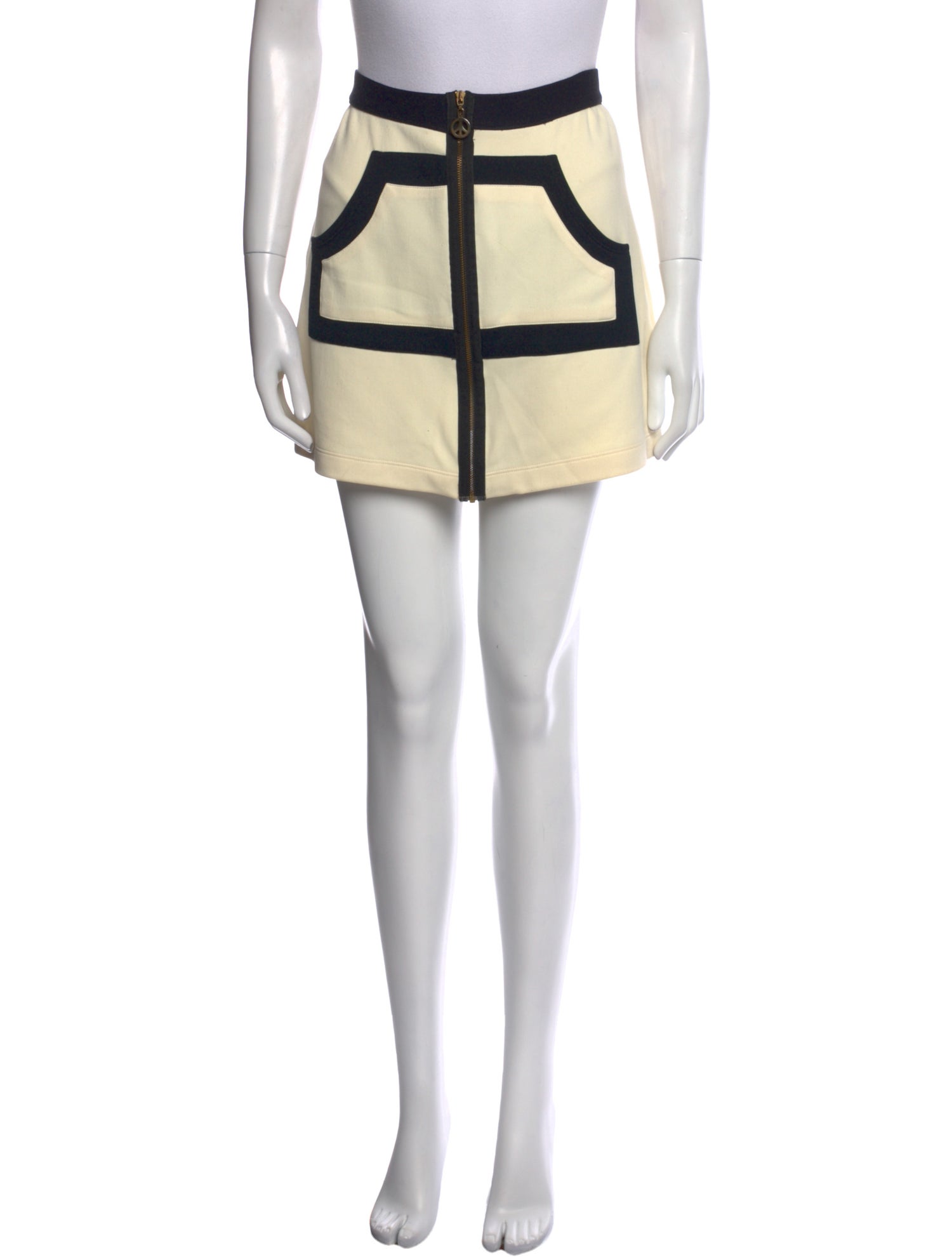 Moschino Striped Mini Skirt