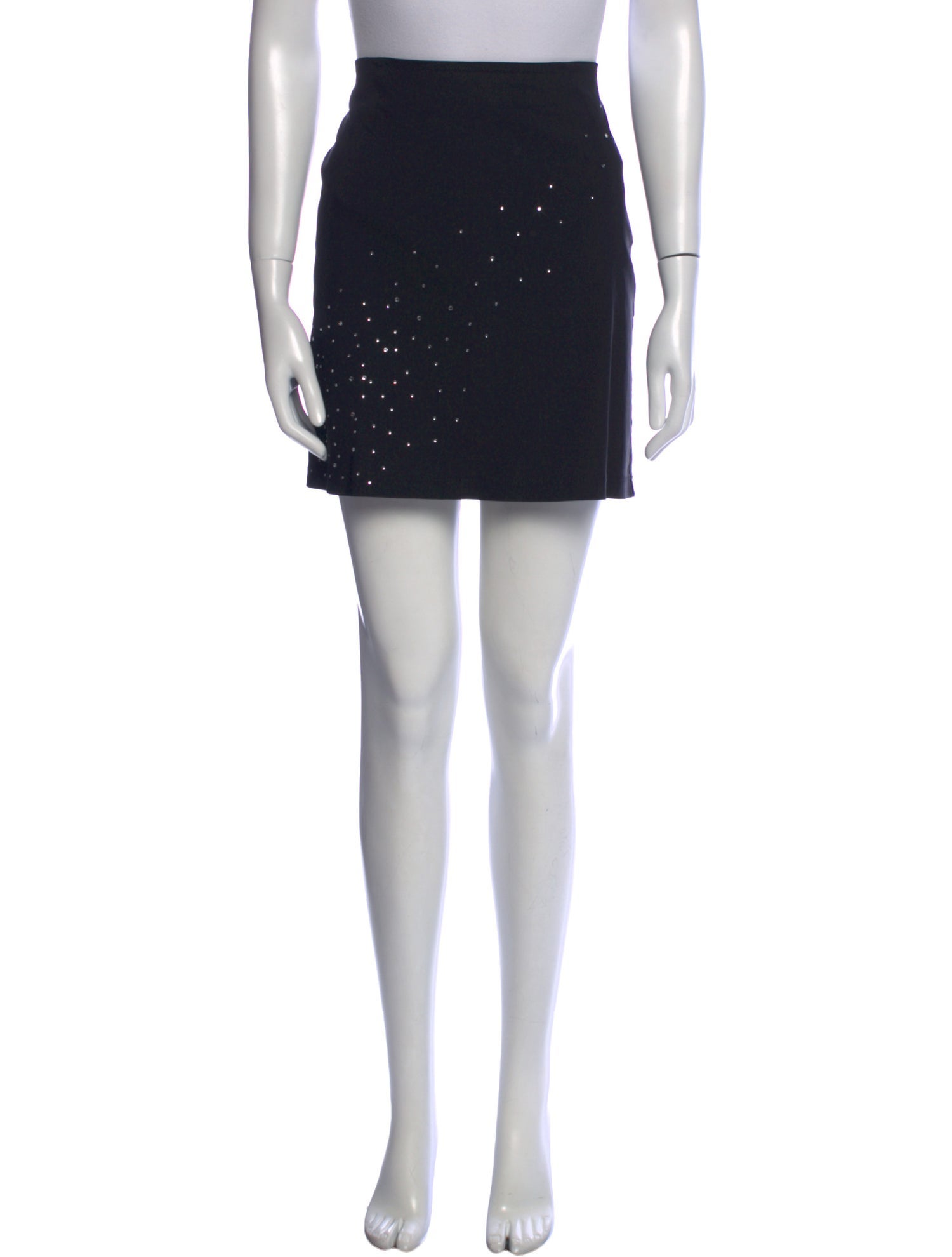 Moschino Crystal Embellishments Mini Skirt