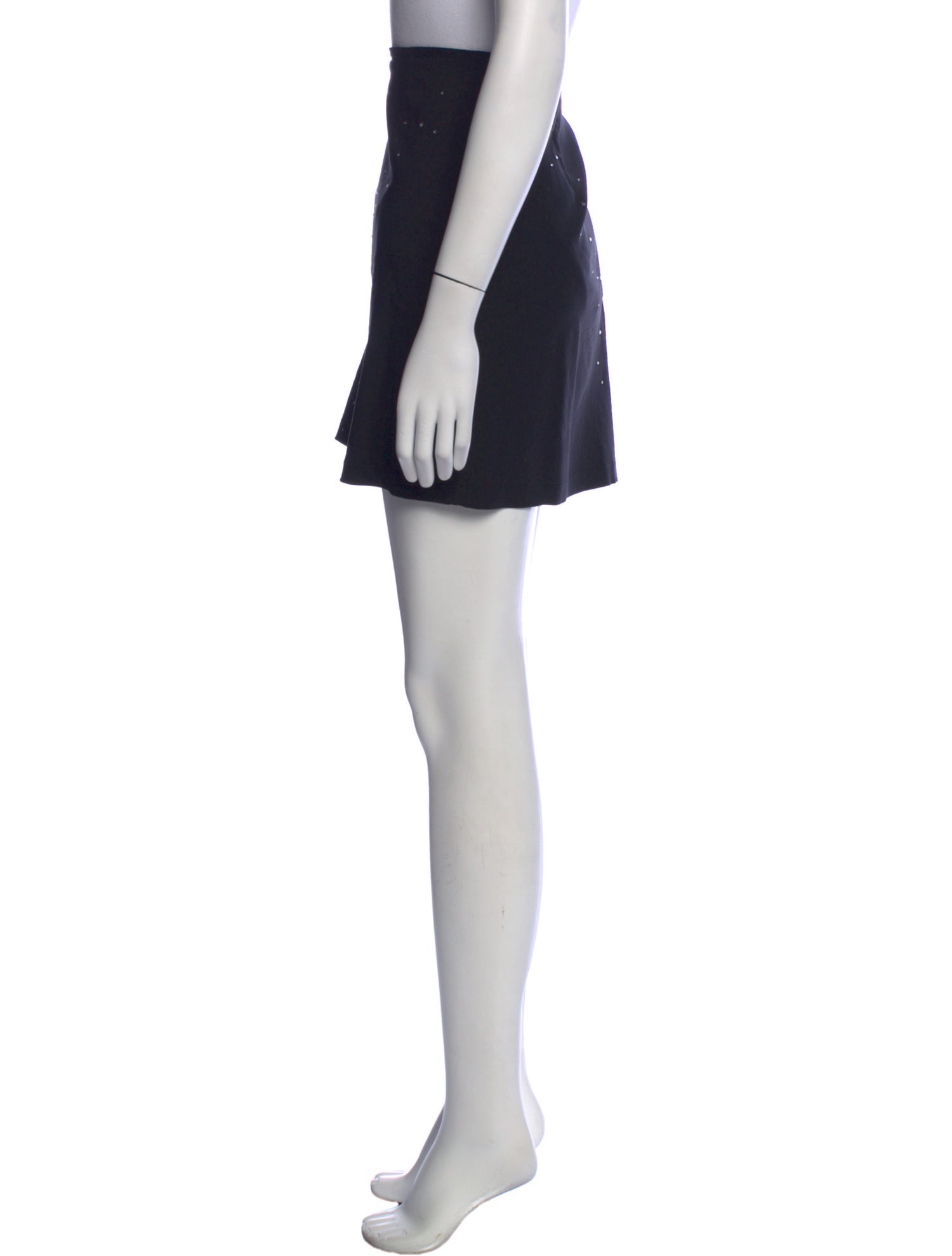 Moschino Crystal Embellishments Mini Skirt