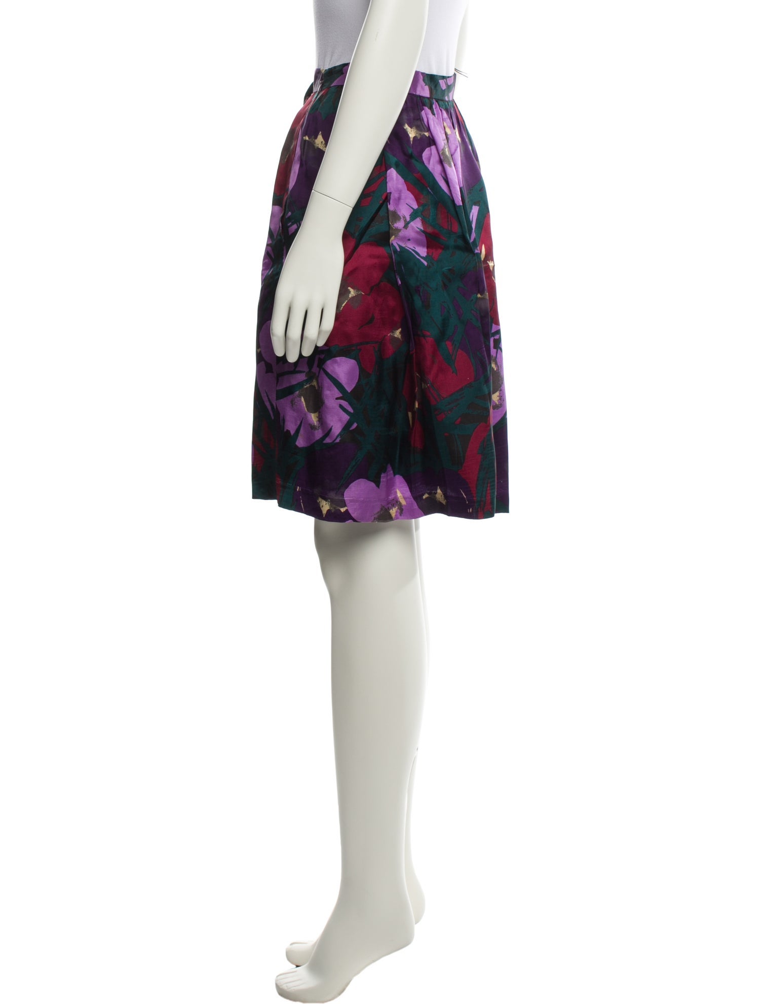 Moschino Floral Print Knee-Length Skirt