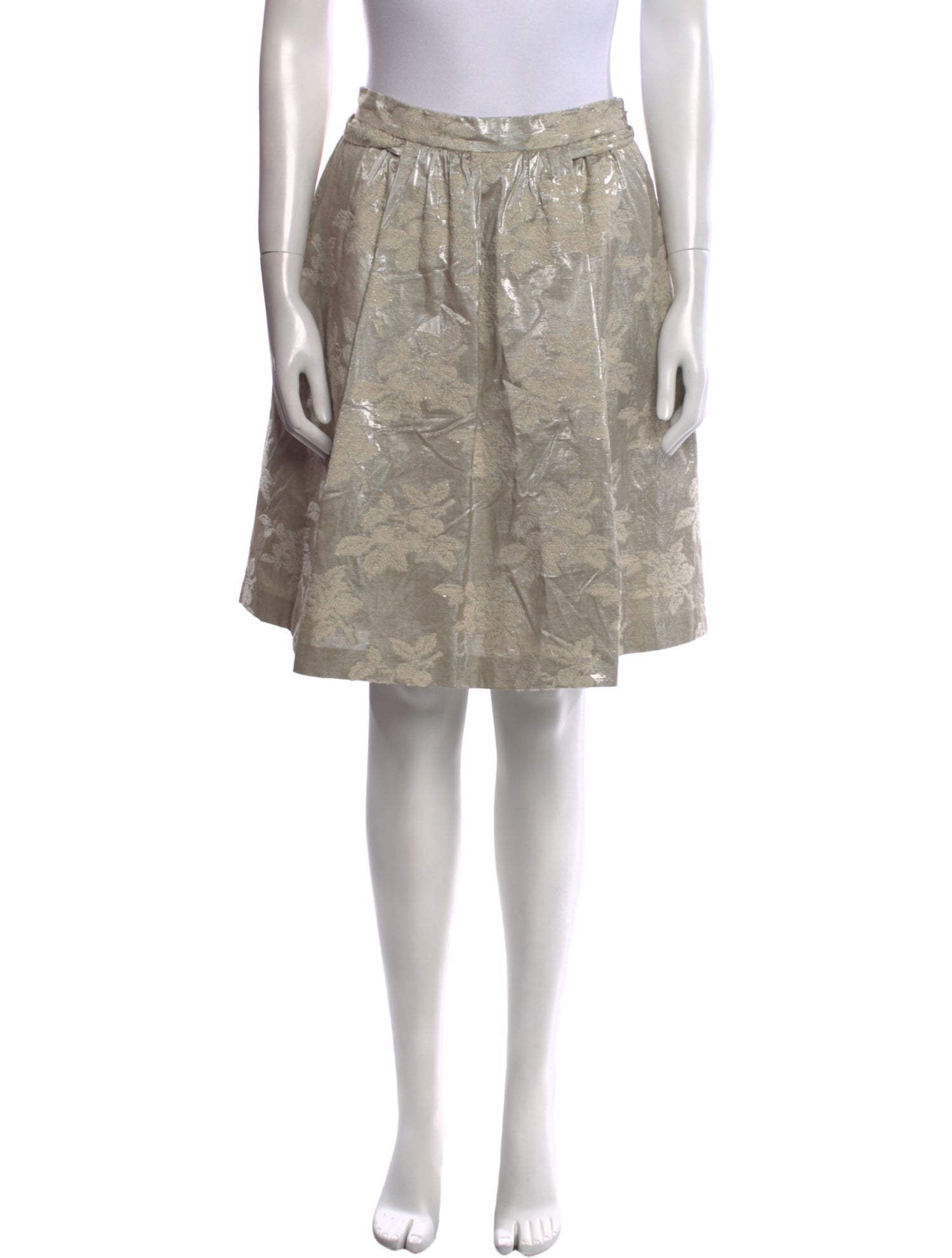 Moschino Glitter Accents Knee-Length Skirt