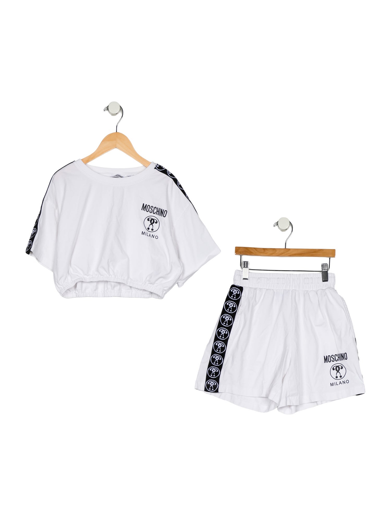 Moschino Girls' Cropped Two Piece Set
