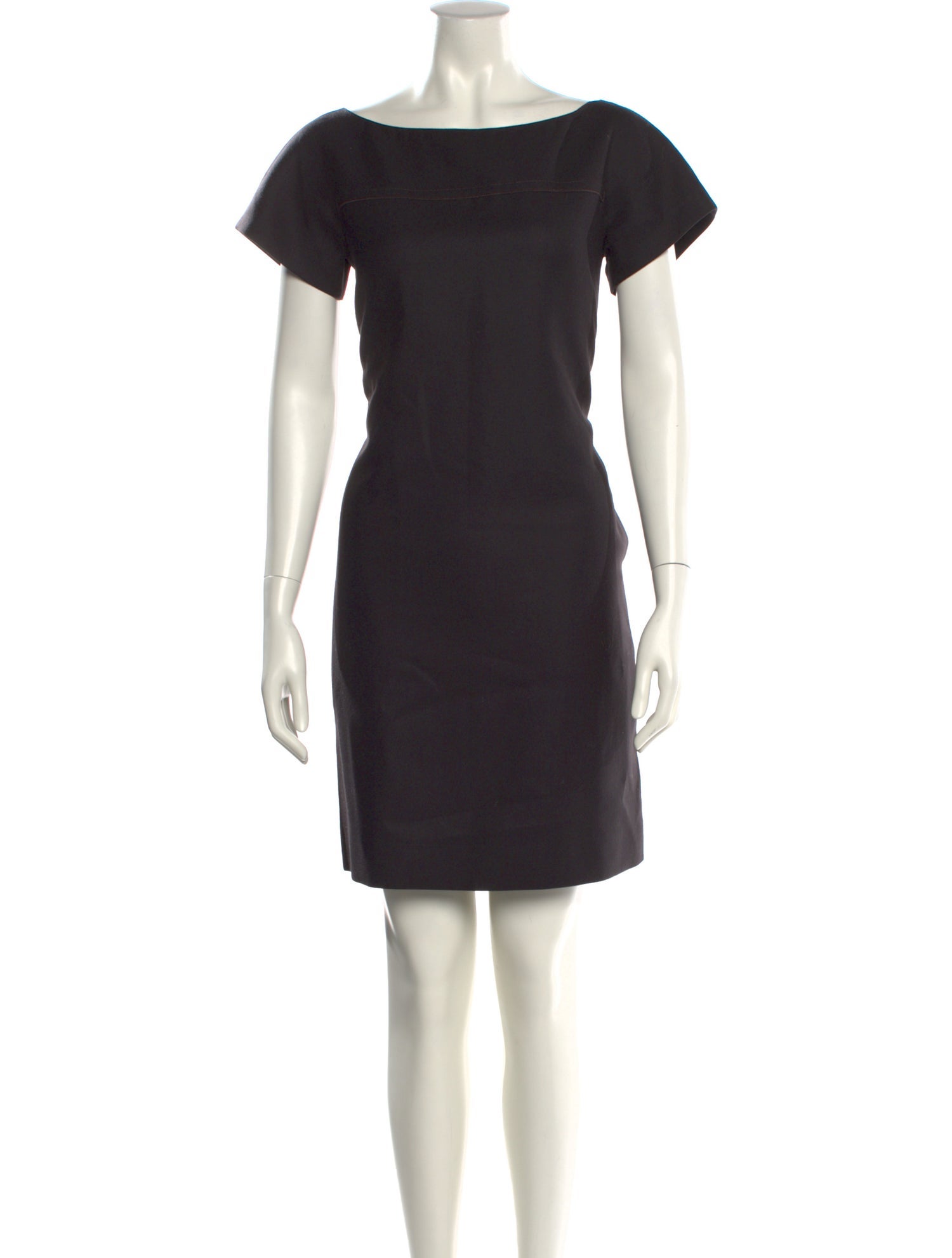 Moschino Bateau Neckline Knee-Length Dress