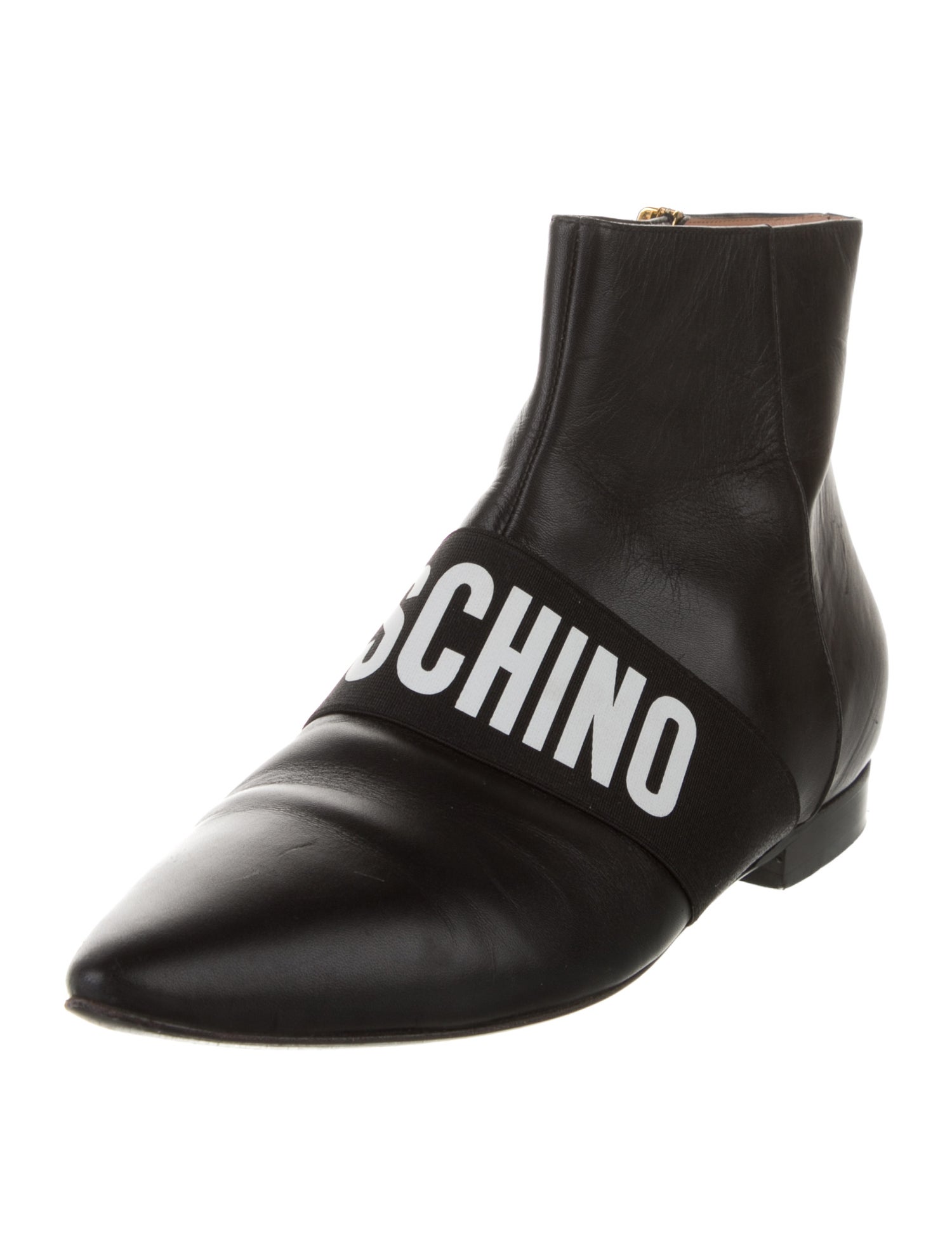 Moschino Leather Boots