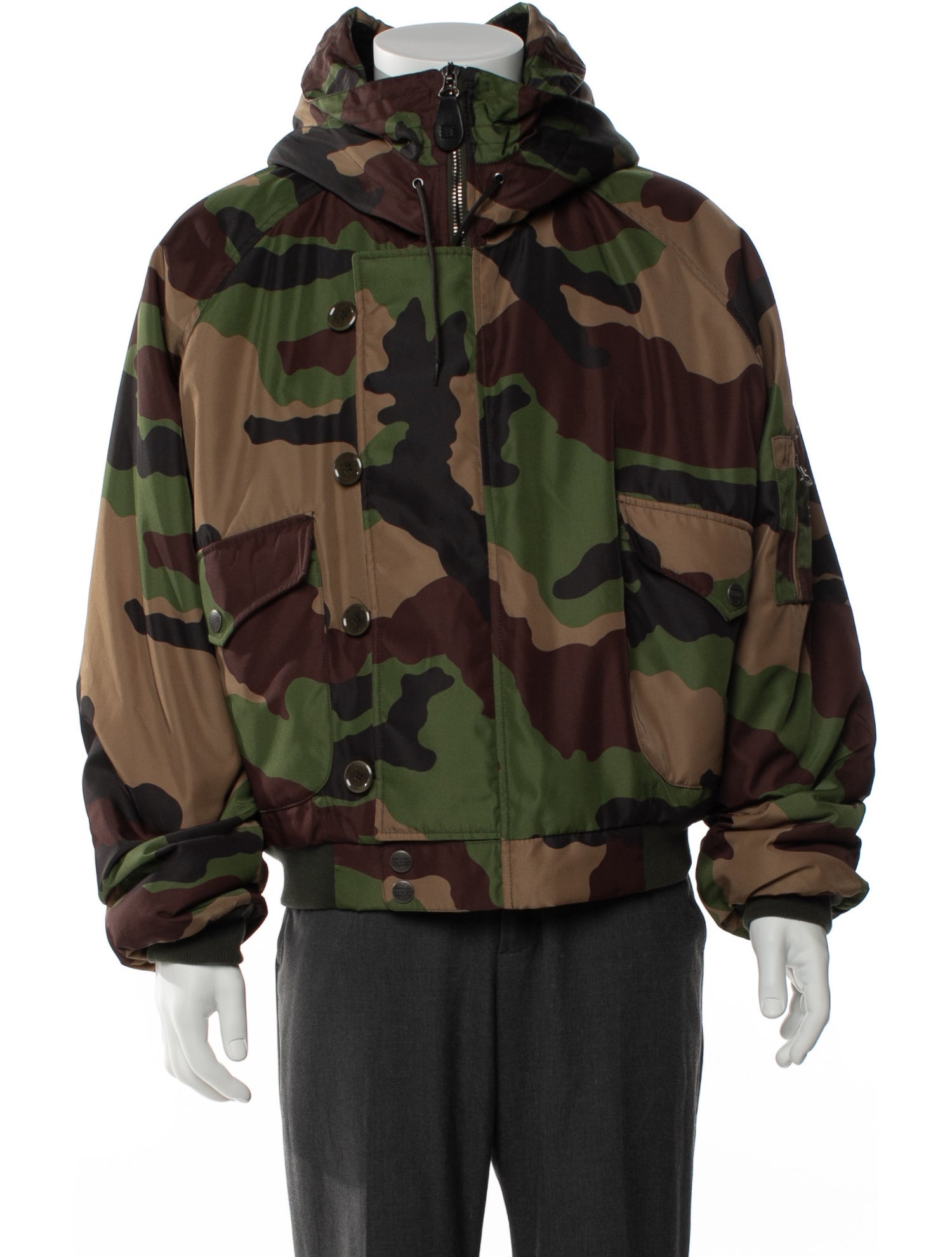 Moschino Printed Parka