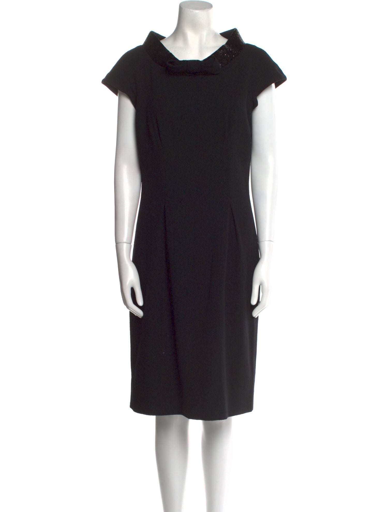 Moschino Virgin Wool Midi Length Dress