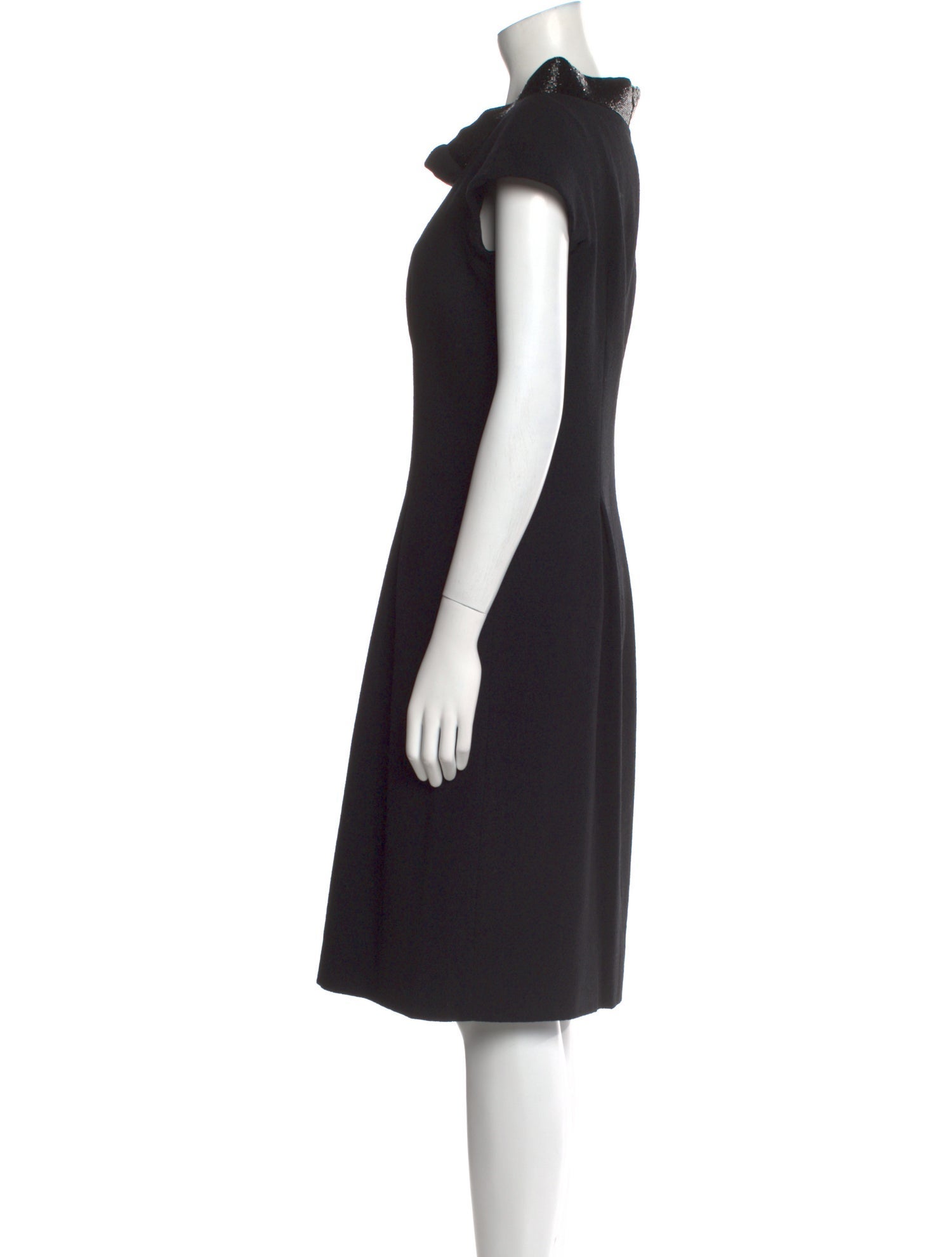 Moschino Virgin Wool Midi Length Dress