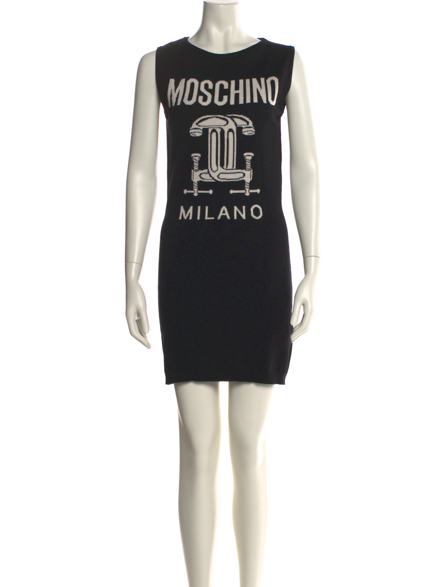 Moschino Lips Narrow Belt - Black Belts, Accessories 