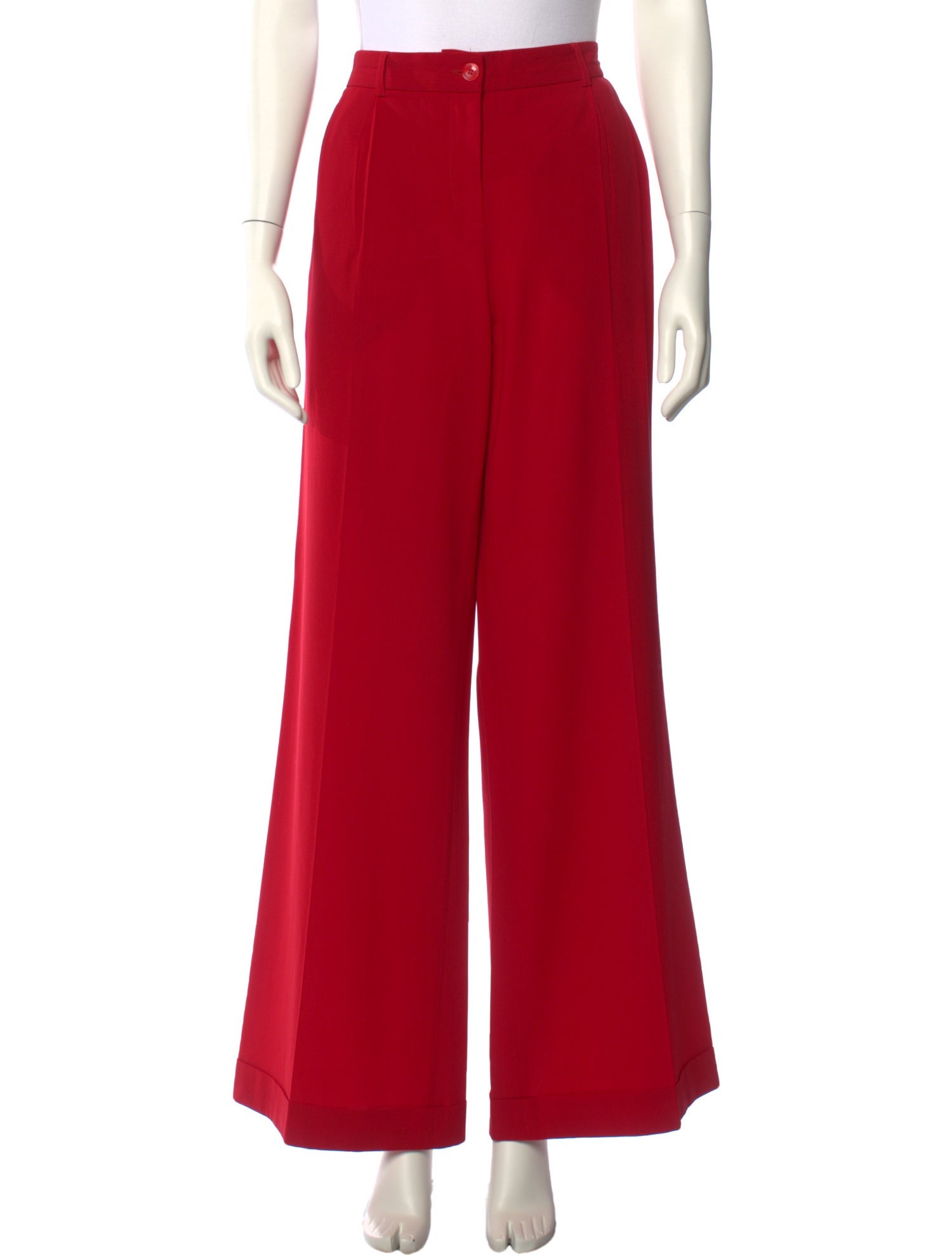 Moschino Virgin Wool Wide Leg Pants
