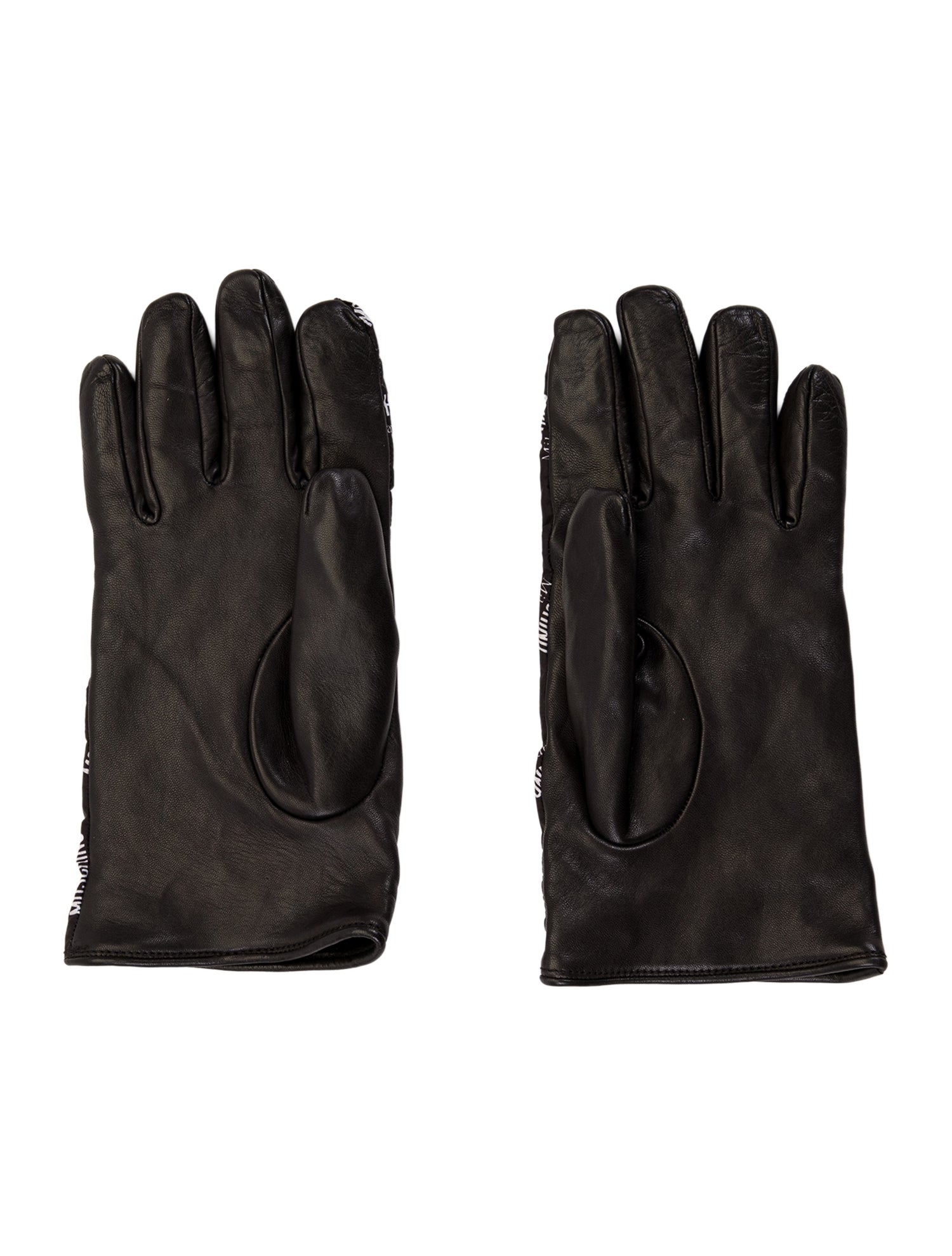 Moschino Monogram Logo Winter Gloves
