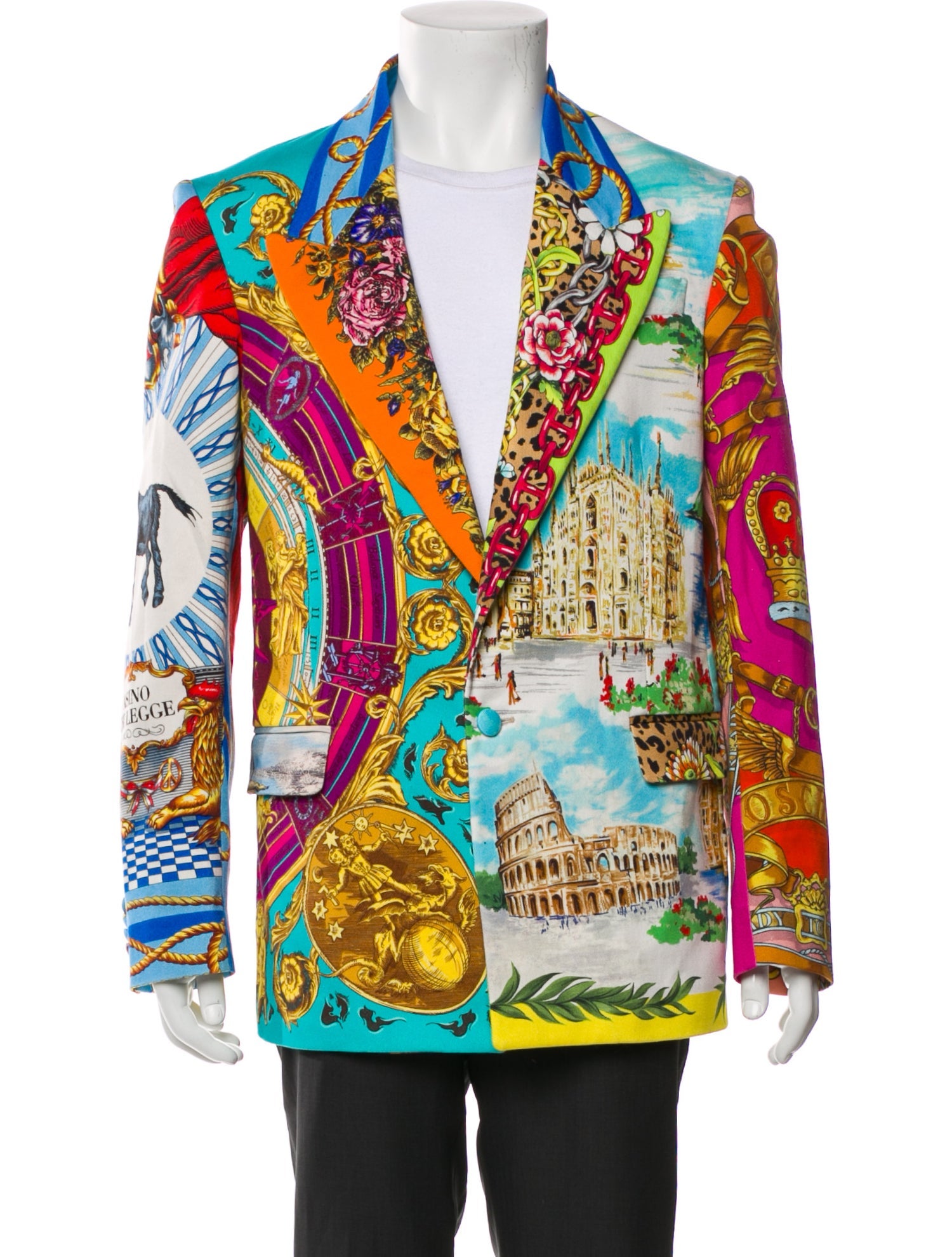 Moschino Printed Blazer w/ Tags