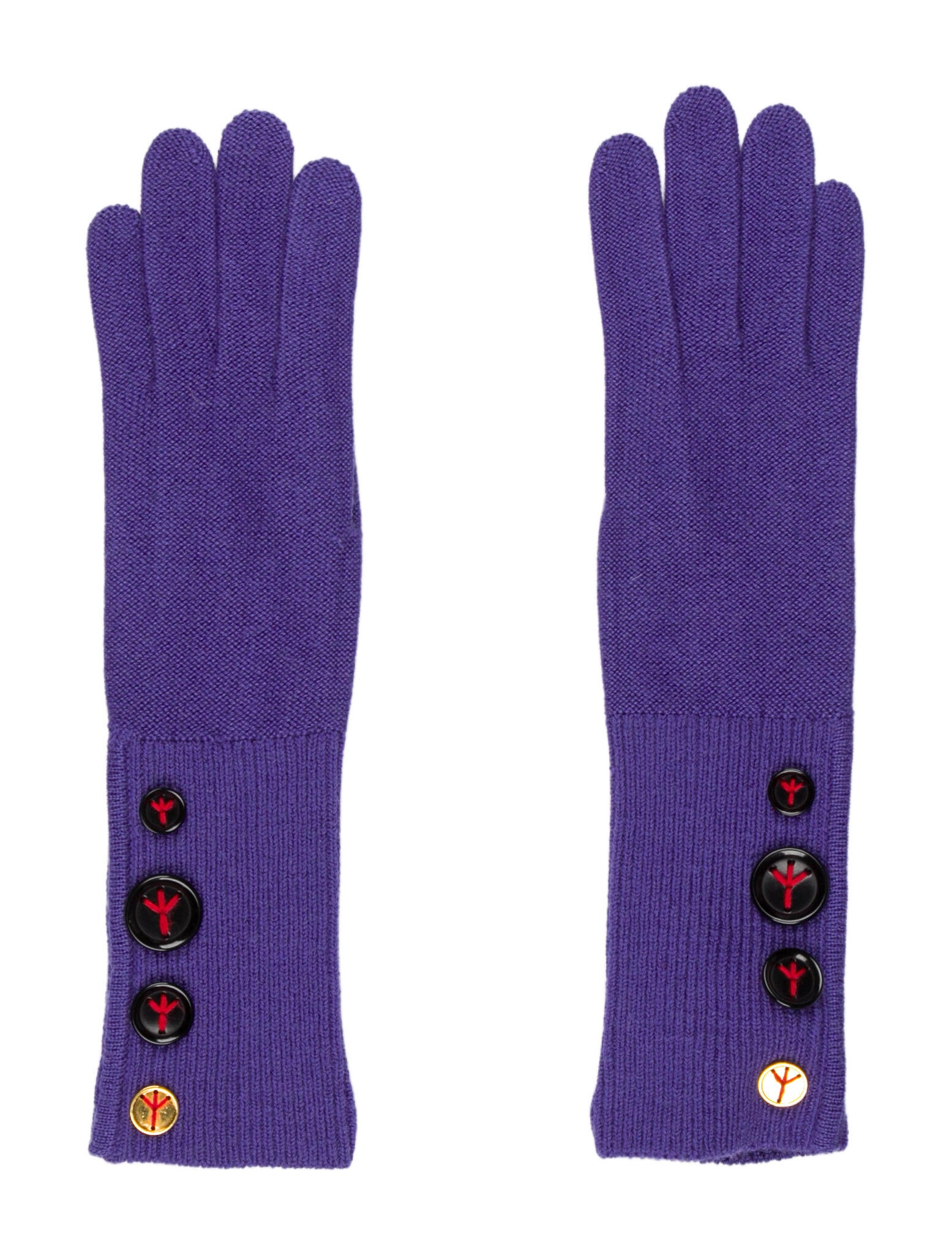 Moschino Wool Knit Gloves