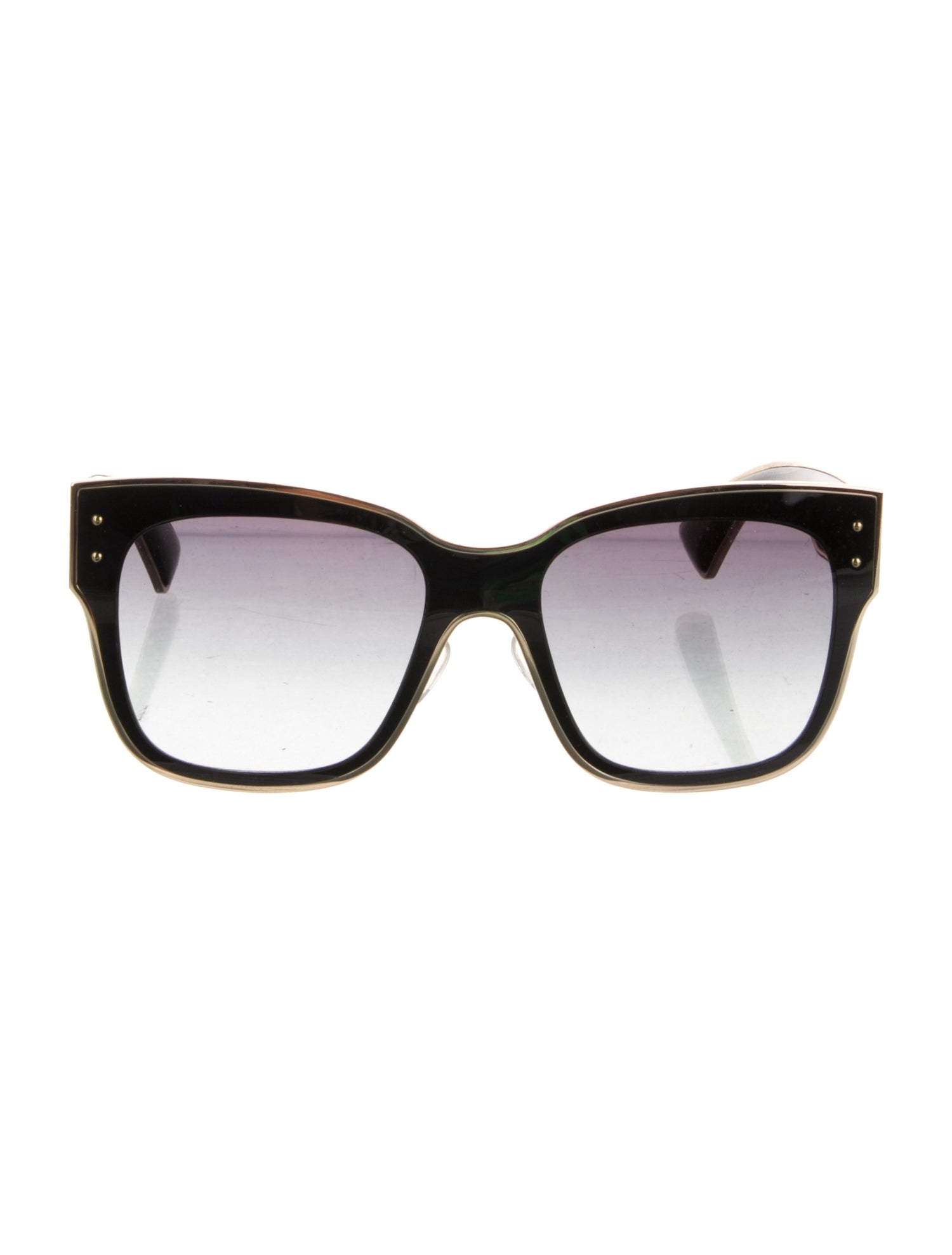 Moschino Square Gradient Sunglasses