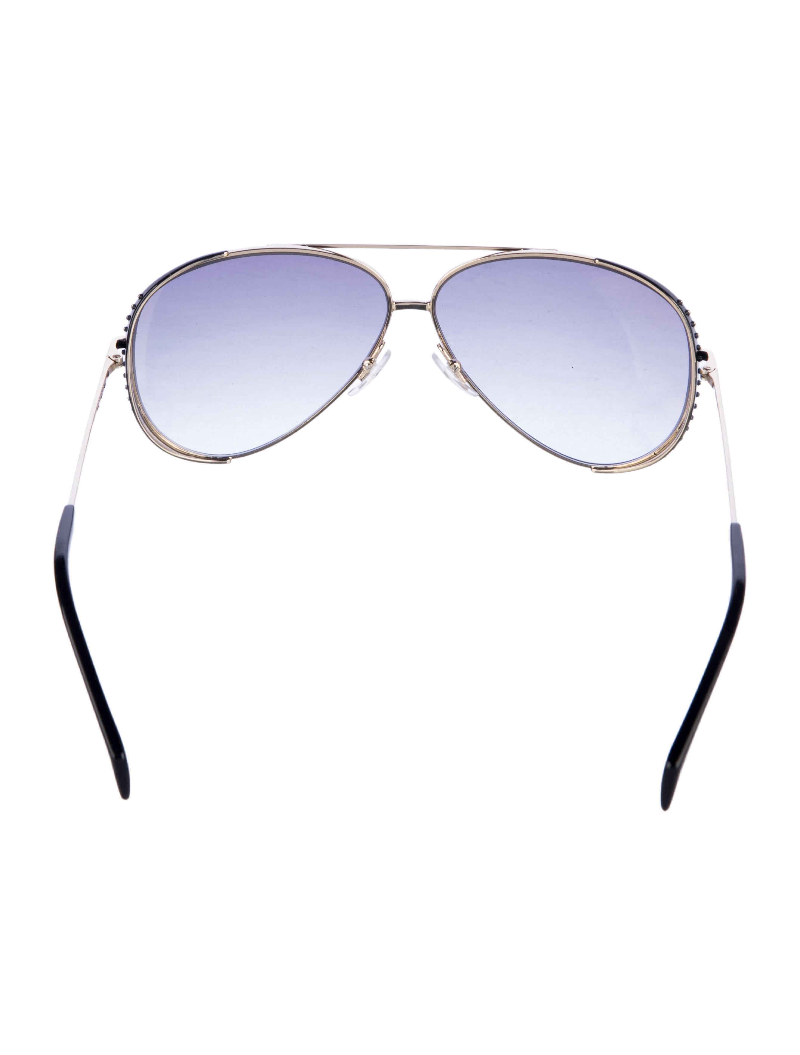 Moschino Aviator Gradient Sunglasses