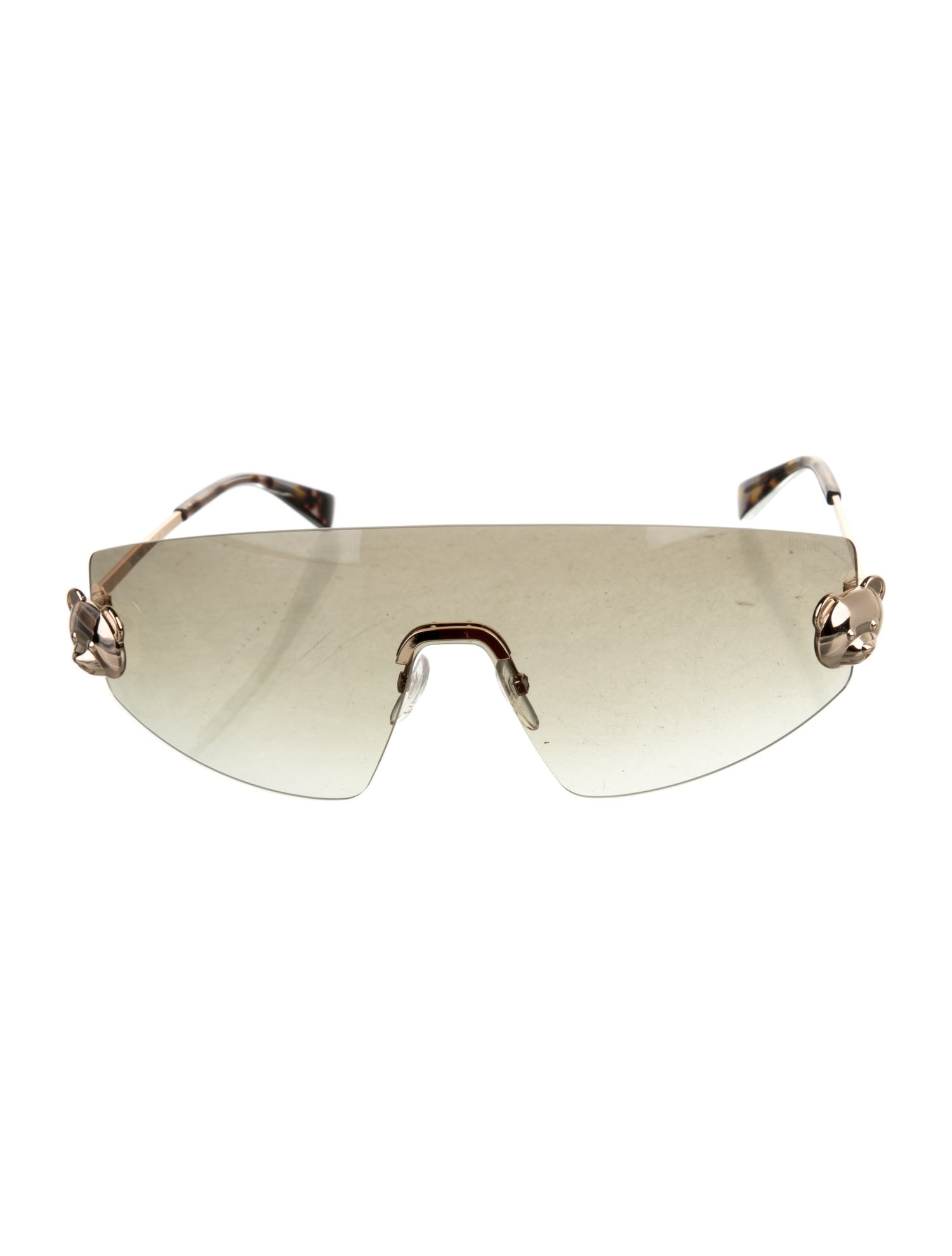 Moschino Shield Mirrored Sunglasses