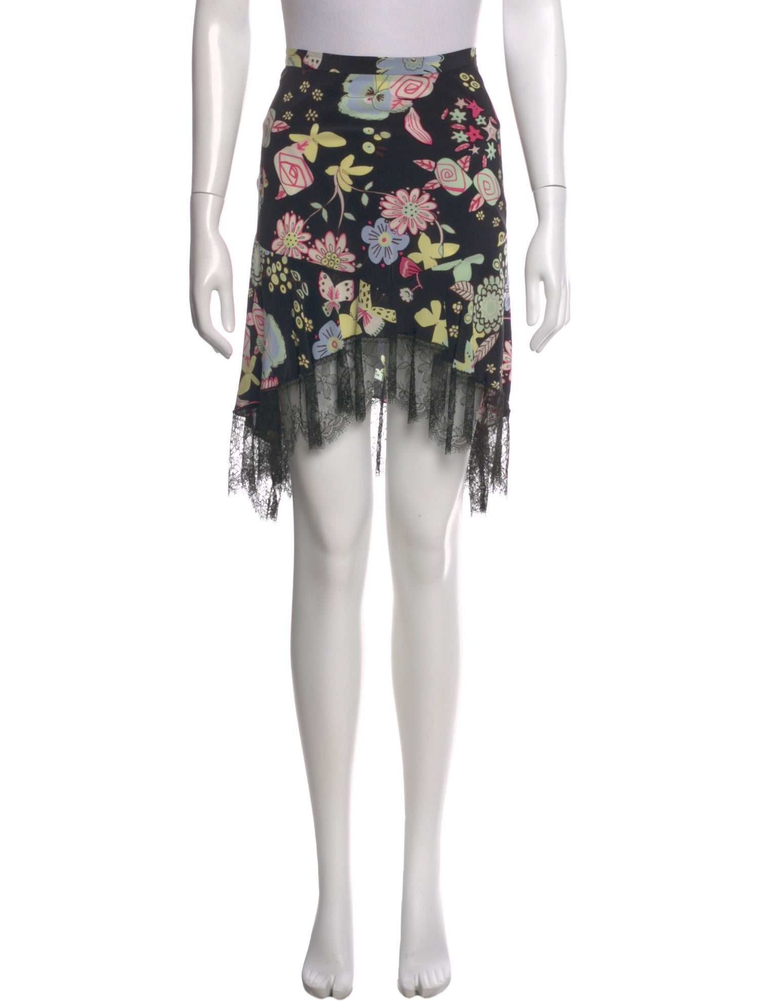 Moschino Silk Knee-Length Skirt w/ Tags