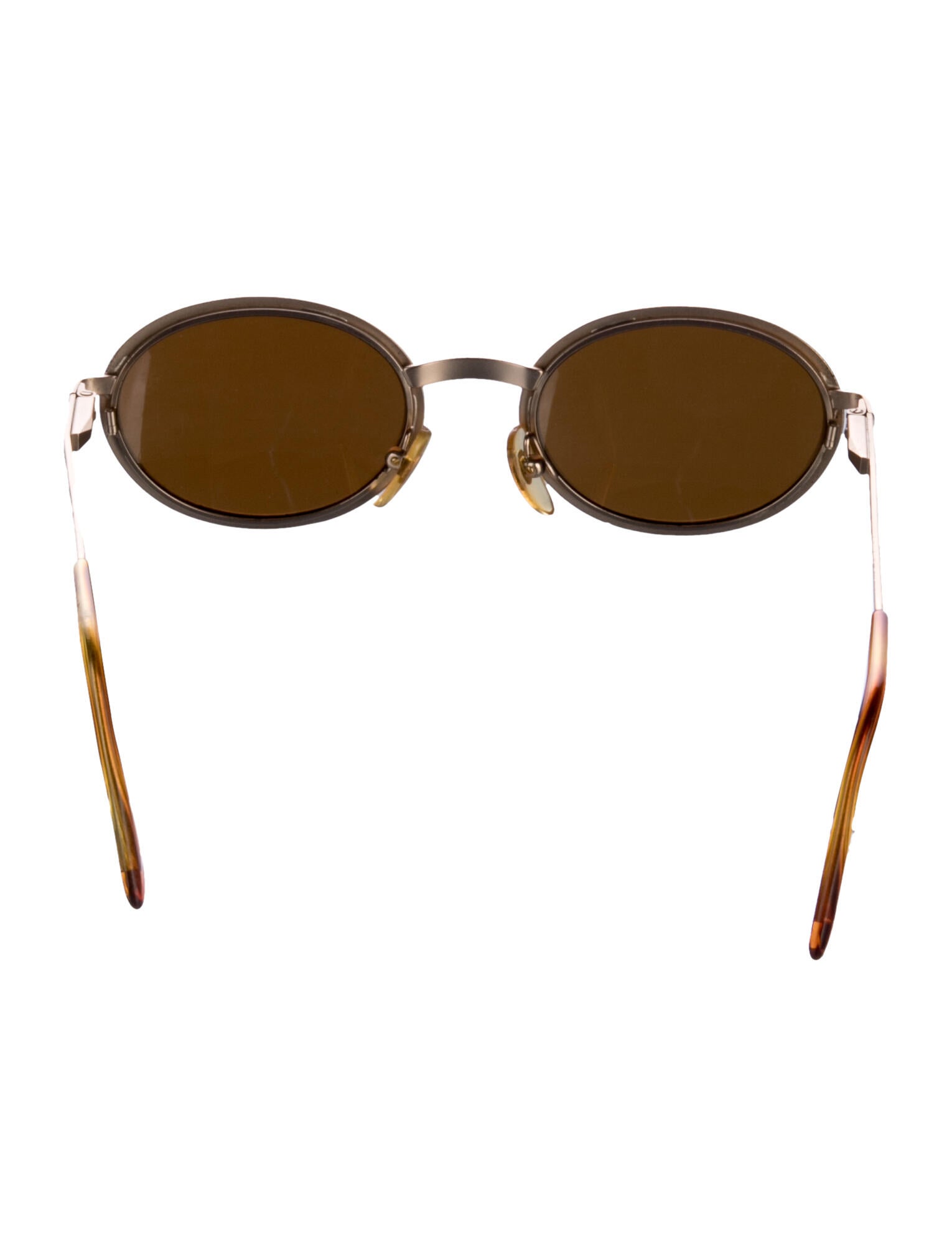 Moschino Round Mirrored Sunglasses