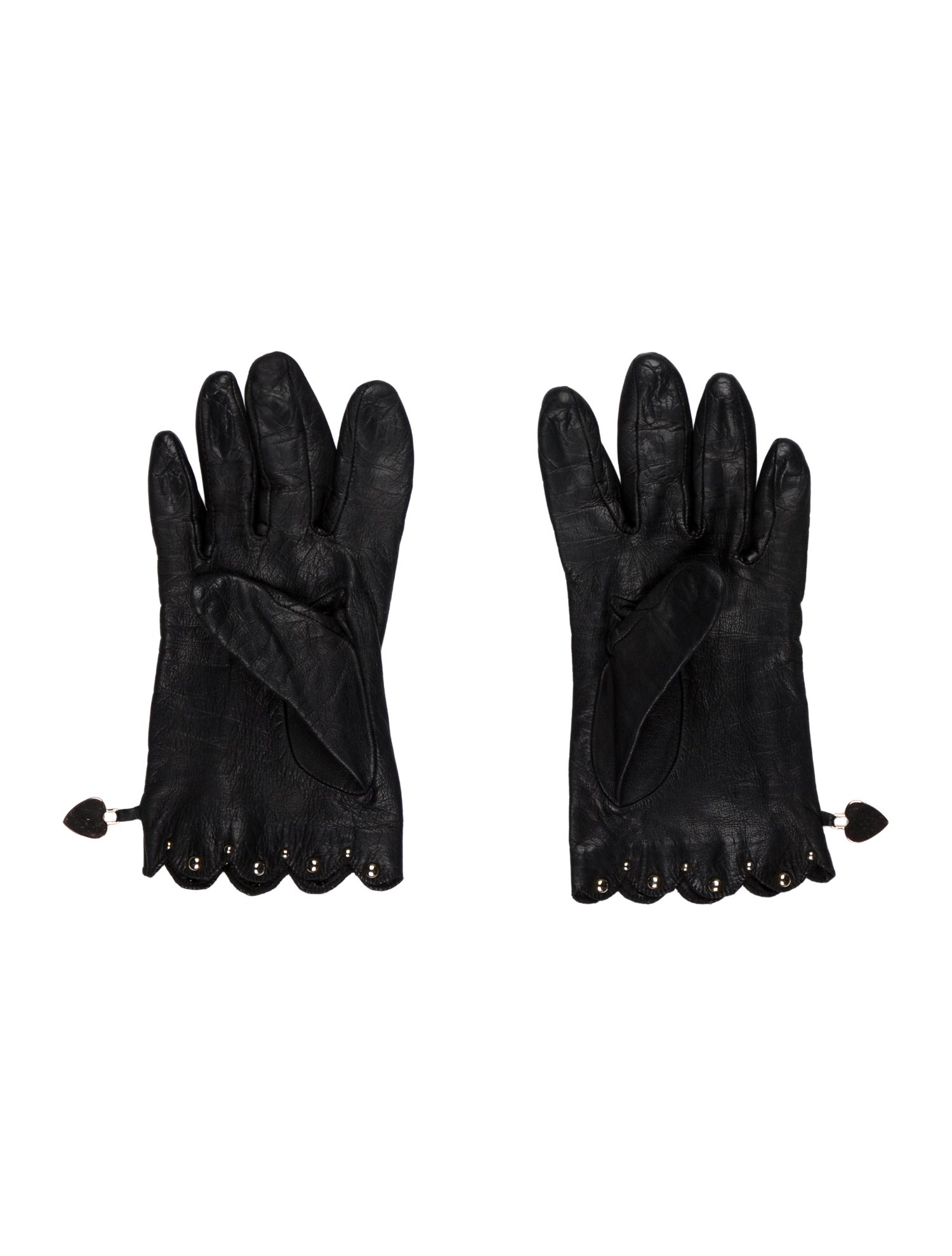 Moschino Leather Gloves