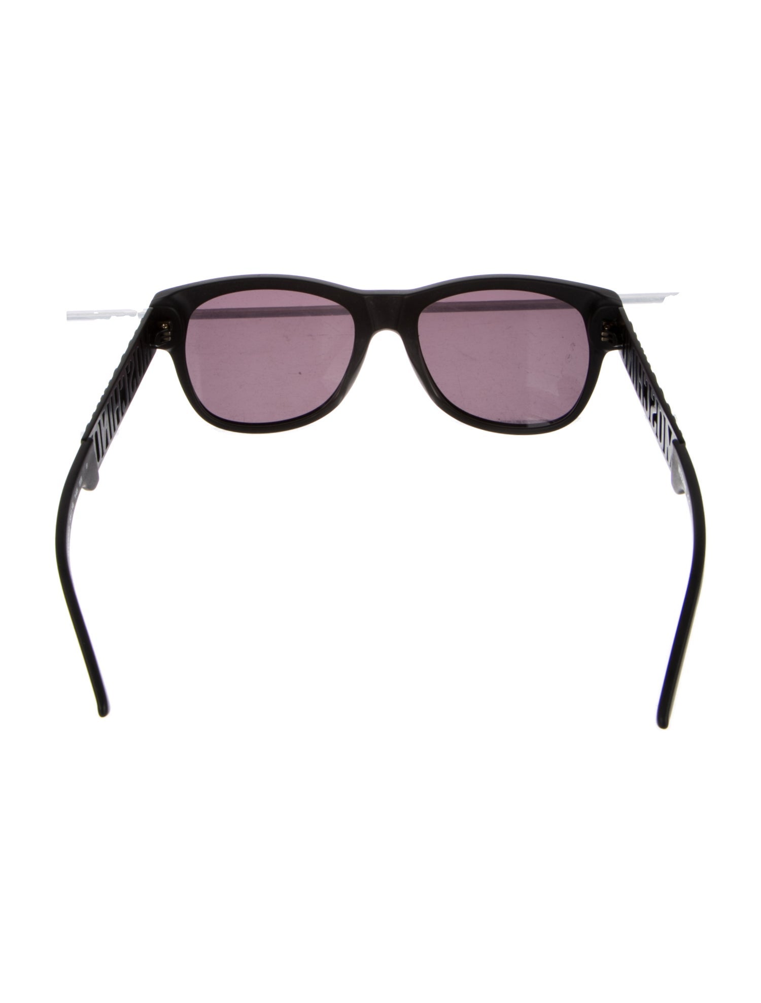 Moschino Wayfarer Mirrored Sunglasses