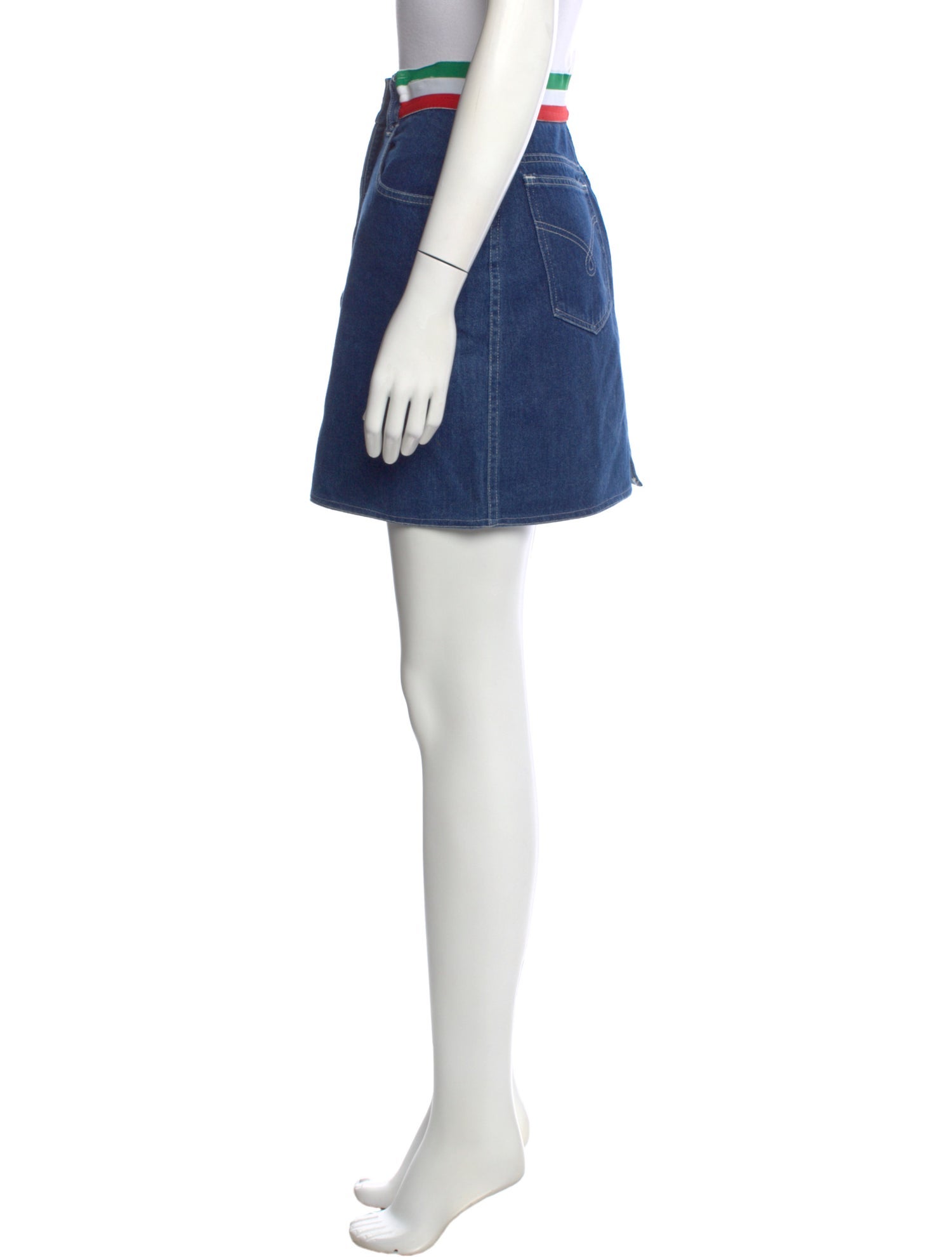 Moschino Pleated Accents Mini Skirt